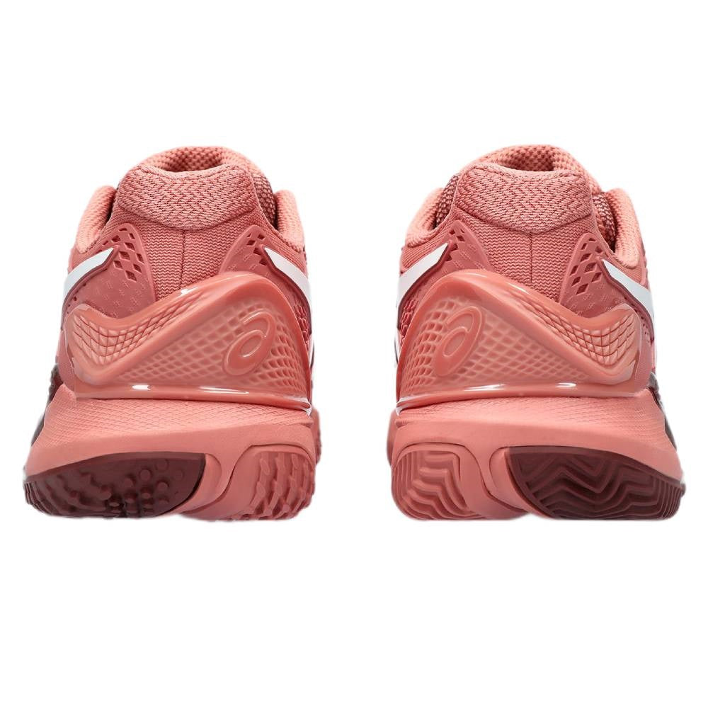 ASICS Gel Resolution 9 Women's Clay Court Tennis Shoes - Light Garnet/White | High-Performance for Competitive Play & Training | Perfect for Outdoor Clay Courts & Tennis Tournaments