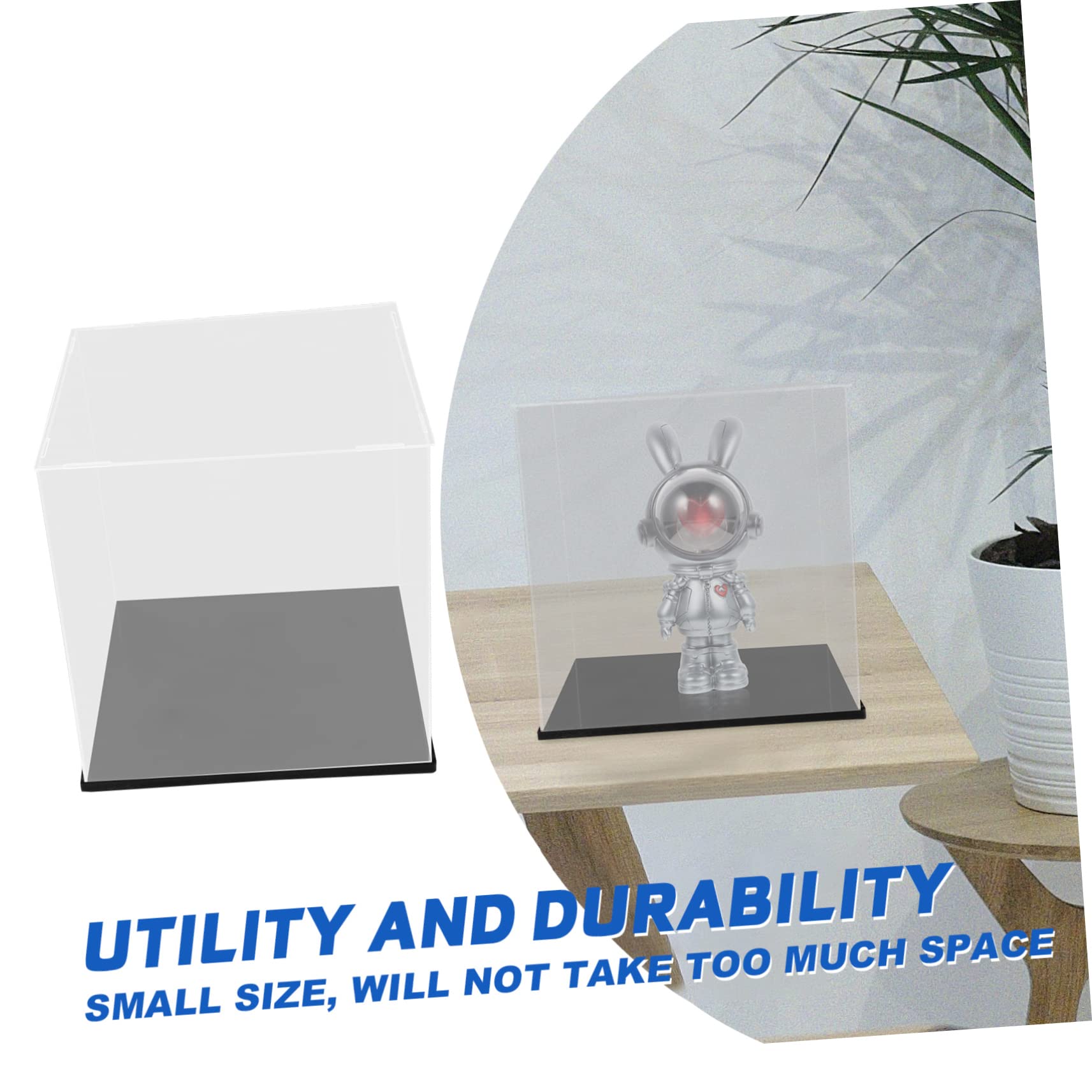 BESPORTBLE Acrylic Basketball Display Case - Clear Box Toy Holder & Storage Stand for Home Decor, Sports Collectibles, and Kids Room Organization
