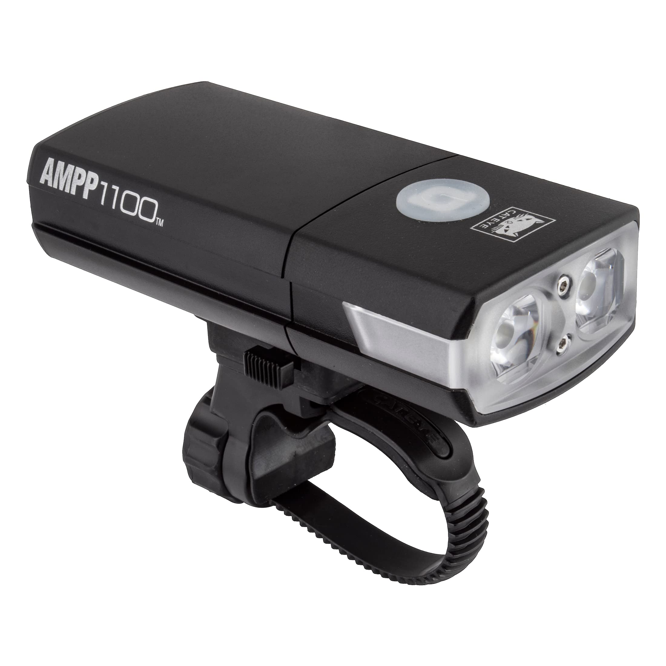 CATEYE AMPP USB Rechargeable Bike Headlight - 800 Lumen LED Cycling Light for Night Riding, Waterproof Bicycle Front Light for Commuting & Mountain Biking - Perfect for Urban Roads & Trail Adventures