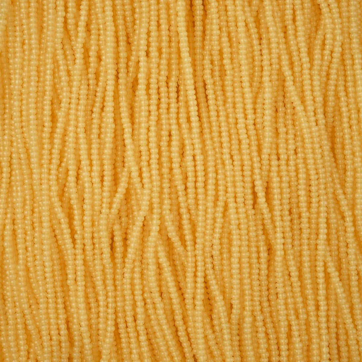 11/0 Czech Seed Beads #43256 Alabaster Yellow Solgel - 6 Strand Hank for Jewelry Making, Beading, and DIY Crafts