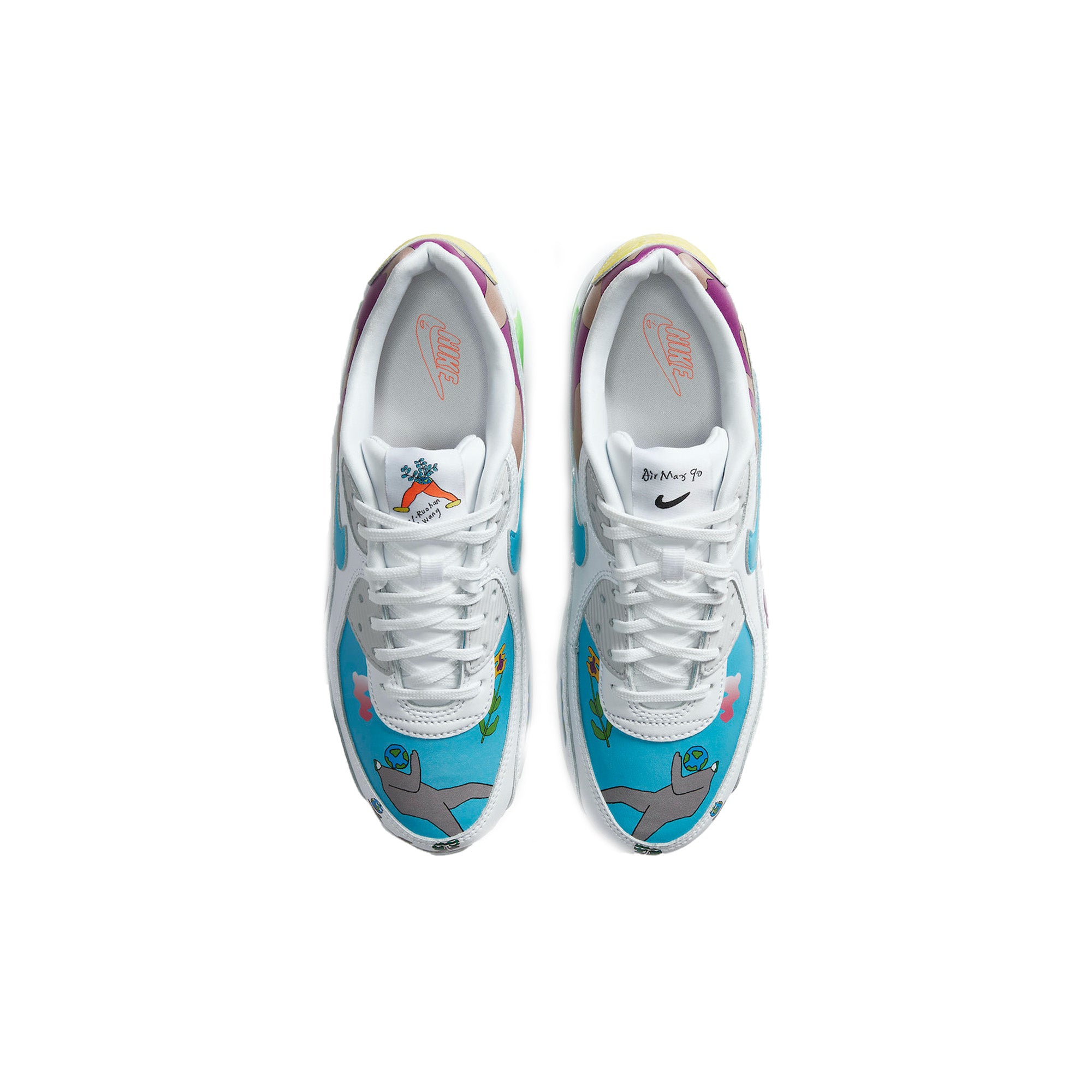 Nike Air Max 90 Flyleather 'Ruohan Wang' Running Shoes (2020) - Comfortable Sneakers for Men, Women | Perfect for Jogging, Gym Workouts & Casual Wear