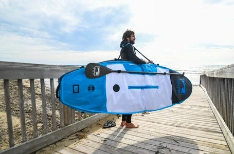 Blu Wave Premium Stand Up Paddle Board (SUP) Bag 10.6 - Waterproof & Durable Storage for Paddle Boards - Perfect for Beach, Lake & Travel Adventures