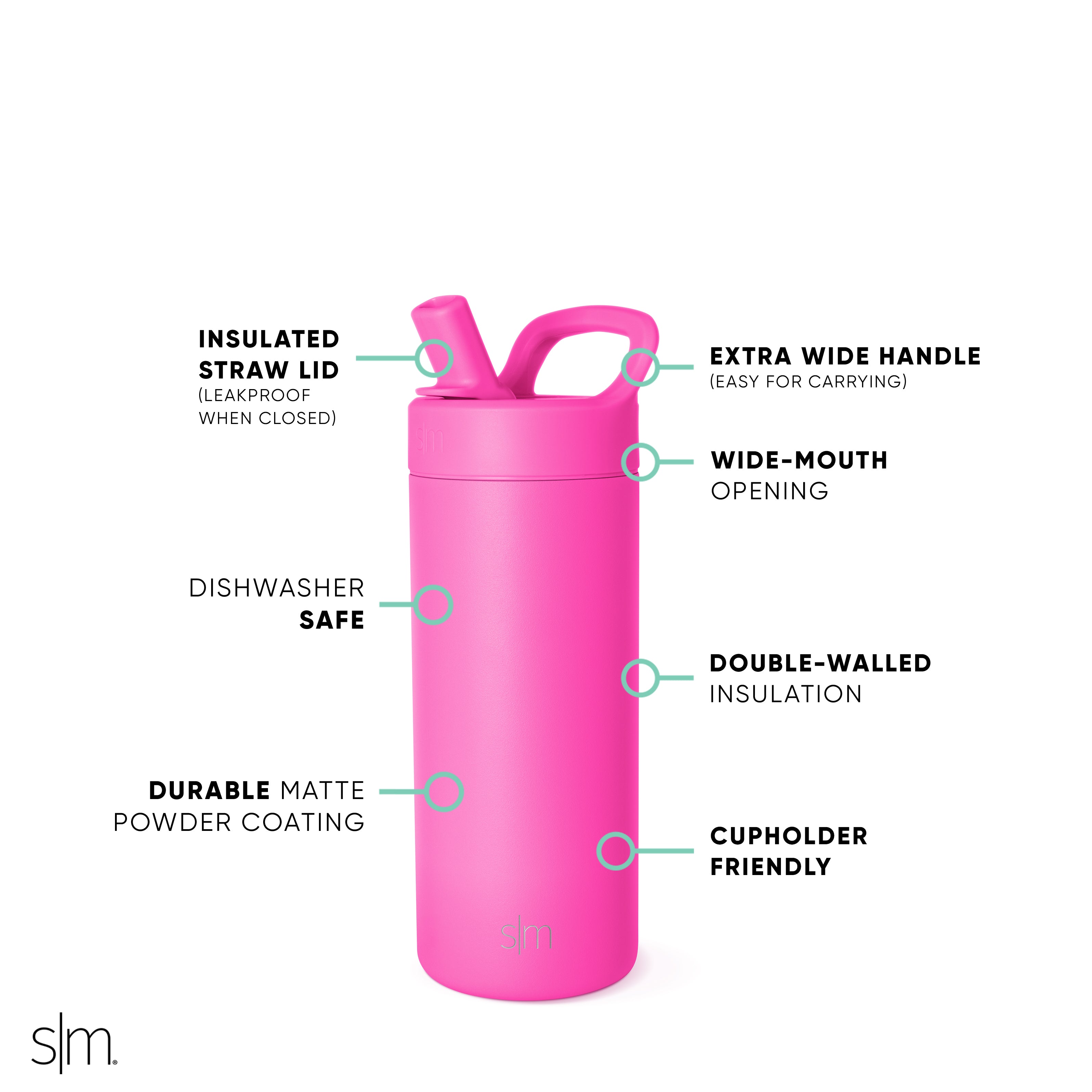 Stainless Steel Manual Straw Lid for 40oz Tumbler Cup - Perfect for Travel, Office & Outdoor Activities