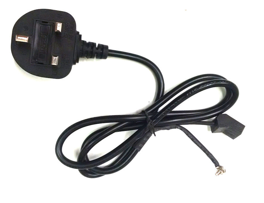 230V AC Power Cord with UK Plug for Fans - Compatible with Home, Office, and Industrial Cooling Appliances