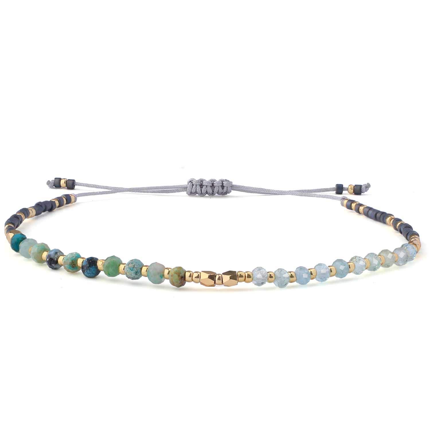 Bohemian Crystal Beaded Bracelet for Women - Handmade Miyuki Seed Bead Friendship Bracelet - Perfect for Gifts, Boho Jewelry & Everyday Wear