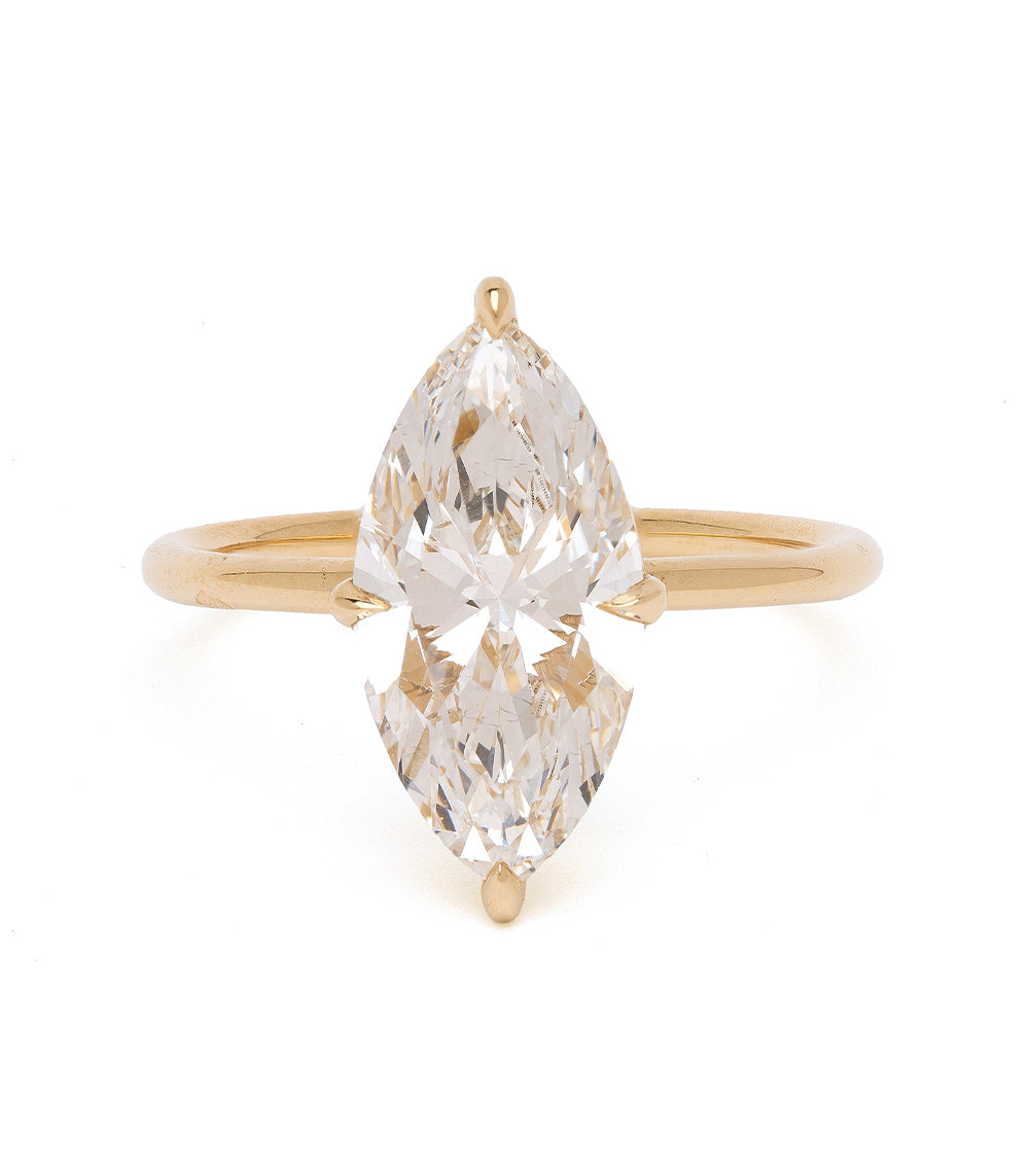 3 Carat Marquise Cut Diamond Engagement Ring for Women - Unique Vintage Style Wedding Band - Perfect for Proposals, Anniversaries & Special Occasions
