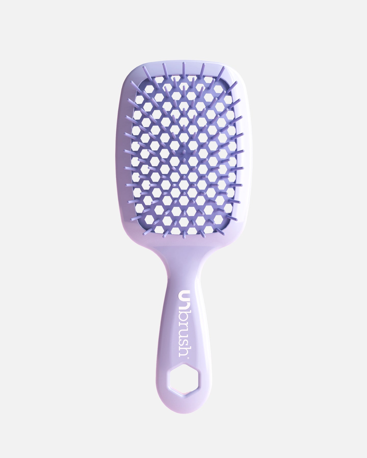 UNbrush Detangling Hair Brush for Wet & Dry Hair - Pain-Free Knot Remover, Lilac Purple - Perfect for Curly, Straight & Thick Hair - Salon Quality Hairbrush for Smooth & Shiny Hair - Great for Home, Travel & Styling