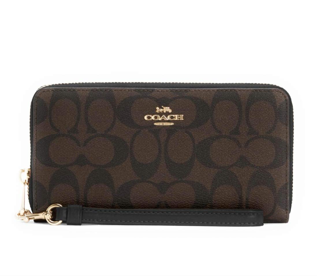 Coach Accordion Zip Phone Wallet Wristlet - Stylish Crossbody Bag for Women | Perfect for Everyday Use, Travel & Shopping