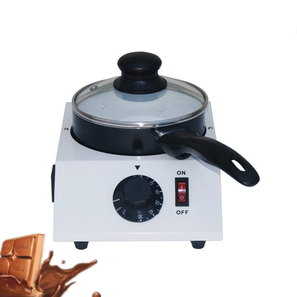 Electric Chocolate Melting Pot - 40W Stainless Steel Tempering Machine for Chocolate, Butter, Cream (2.2LBS Capacity) - Perfect for Handmade Soap, Candle Making & DIY Candy (220V) - Home Baking & Crafting Essential