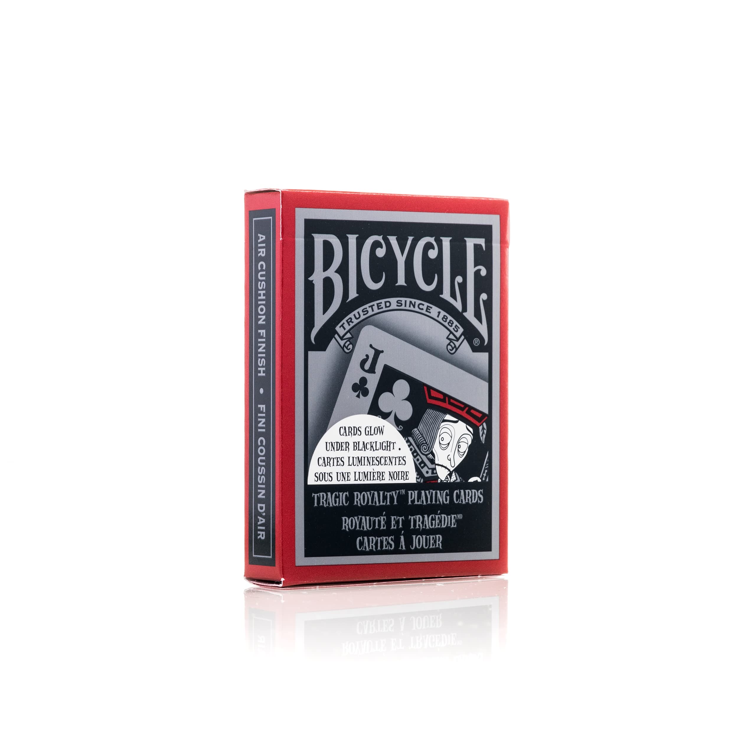 Bicycle Tragic Royalty Playing Cards - Black & Red Deck for Poker, Magic Tricks & Card Games | Premium Quality for Collectors & Card Enthusiasts