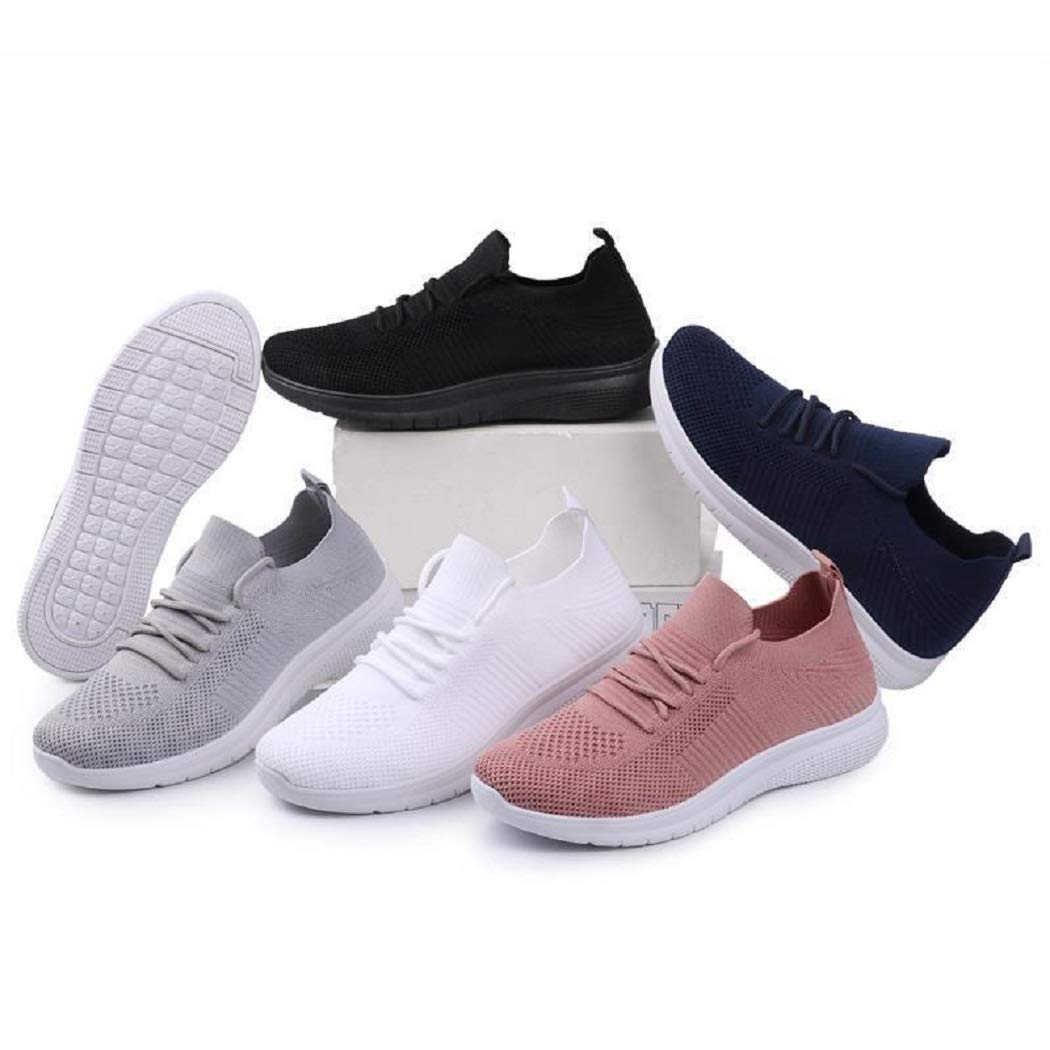 IDEAL ONLINE Women's Walking Shoes - Fashion Running Sneakers, Breathable Lightweight Shock Absorbing Cross Trainer Shoes for Walking, Jogging & Gym Workouts