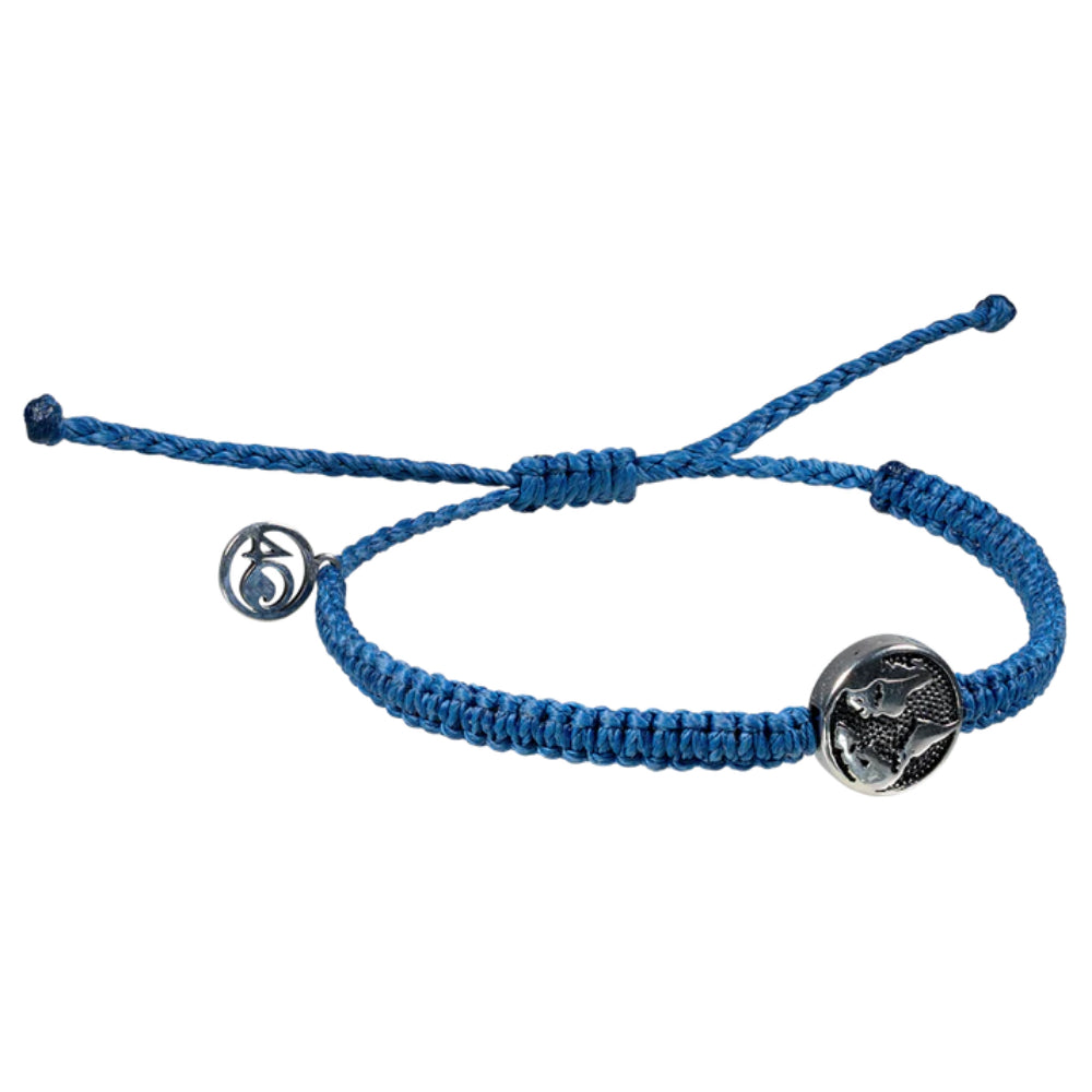 4Ocean Ocean Resilience World Braided Bracelet - Eco-Friendly Recycled Material Bracelet for Men & Women - Perfect for Beach, Travel & Everyday Wear