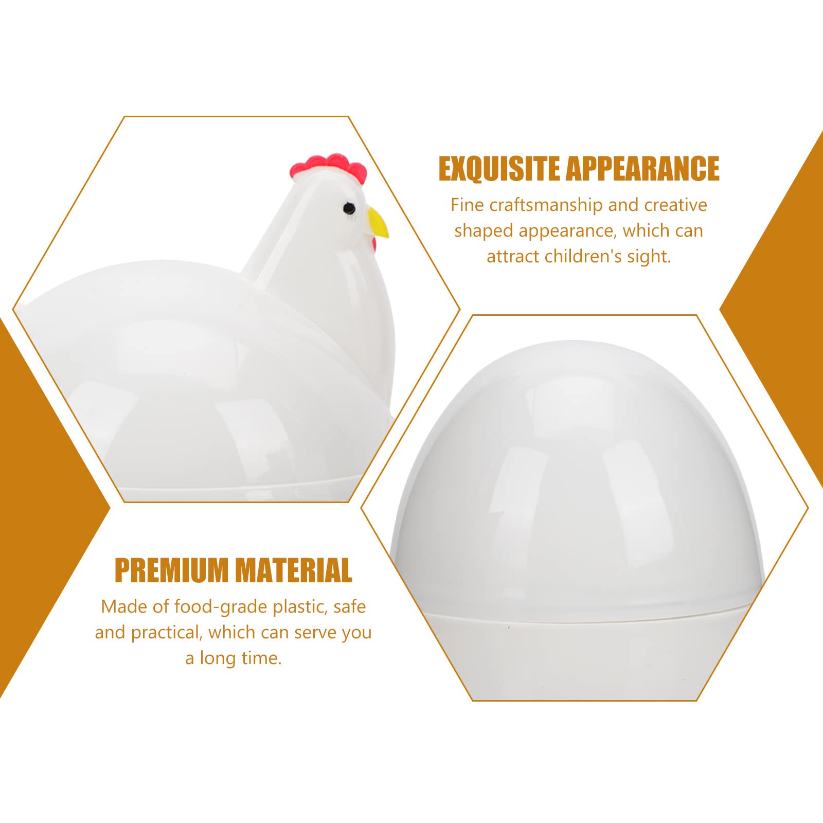 2-Piece Microwave Egg Cooker Set - Easy Egg Boiler, Steamer & Poacher for Perfect Soft, Medium or Hard Boiled Eggs - BPA-Free Egg Steaming Cups for Quick Breakfast & Meal Prep - Ideal for Home, Office & Dorm Use