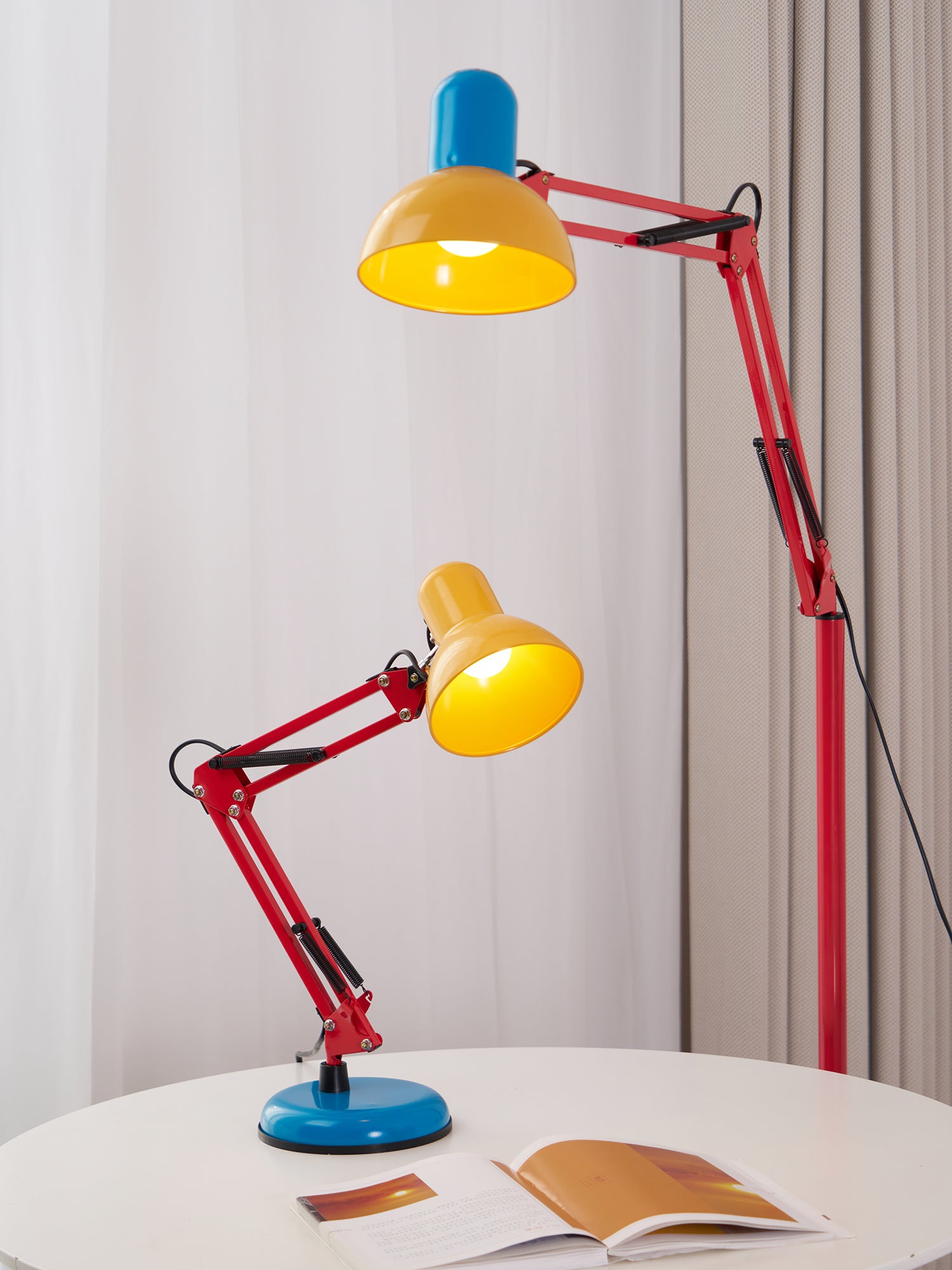 Flexi Bright Adjustable LED Table Lamp - Dimmable Touch Control, Eye-Caring Light for Bedroom, Office & Study - Perfect for Reading, Working & Nightstand Use