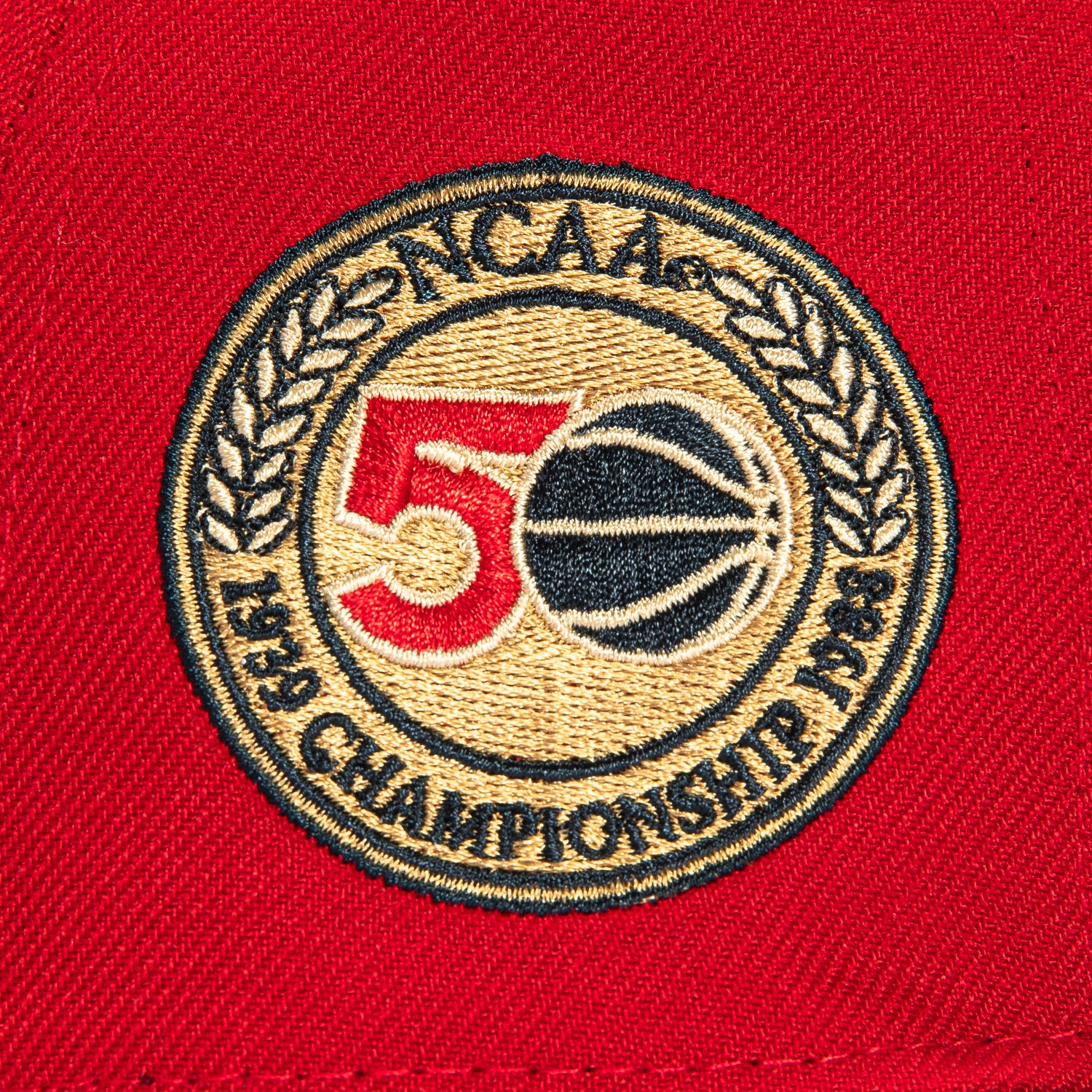New Era 59Fifty Kansas Jayhawks 1988 Final Four Patch Snapback Hat - Red & Royal Blue Adjustable Baseball Cap for Basketball Fans & Sports Collectors - Perfect for Game Day, Tailgating, and Jayhawks Memorabilia Display