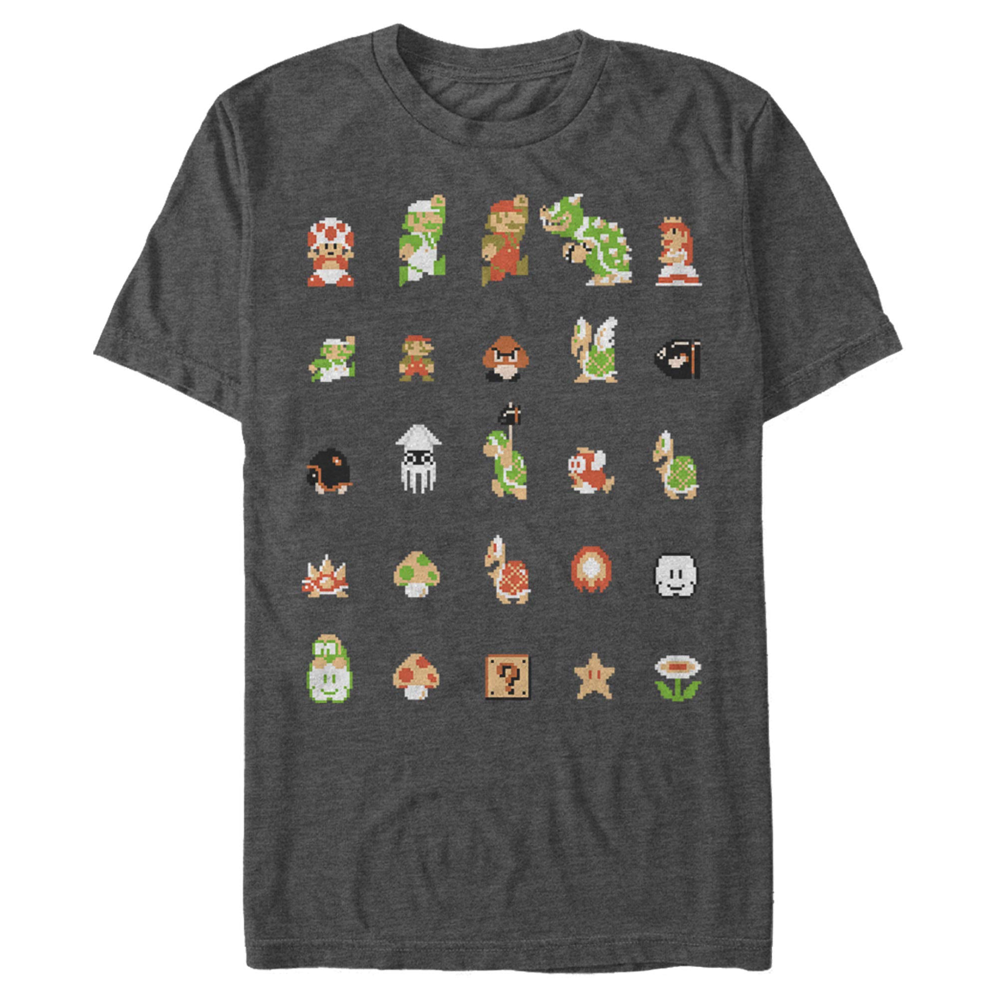 Super Mario Bros Pixel Art T-Shirt for Men | Retro Gaming Tee | Casual Wear & Cosplay | Perfect for Fans, Gifts & Gaming Events