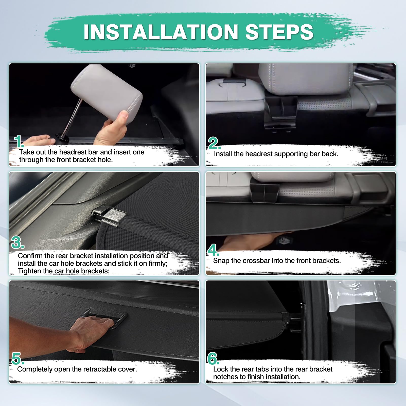2020-2025 Mazda CX-30 Retractable Cargo Cover - All Weather Trunk Protector, UV Shade & Luggage Concealer | Perfect for Road Trips, Grocery Hauling & Outdoor Adventures
