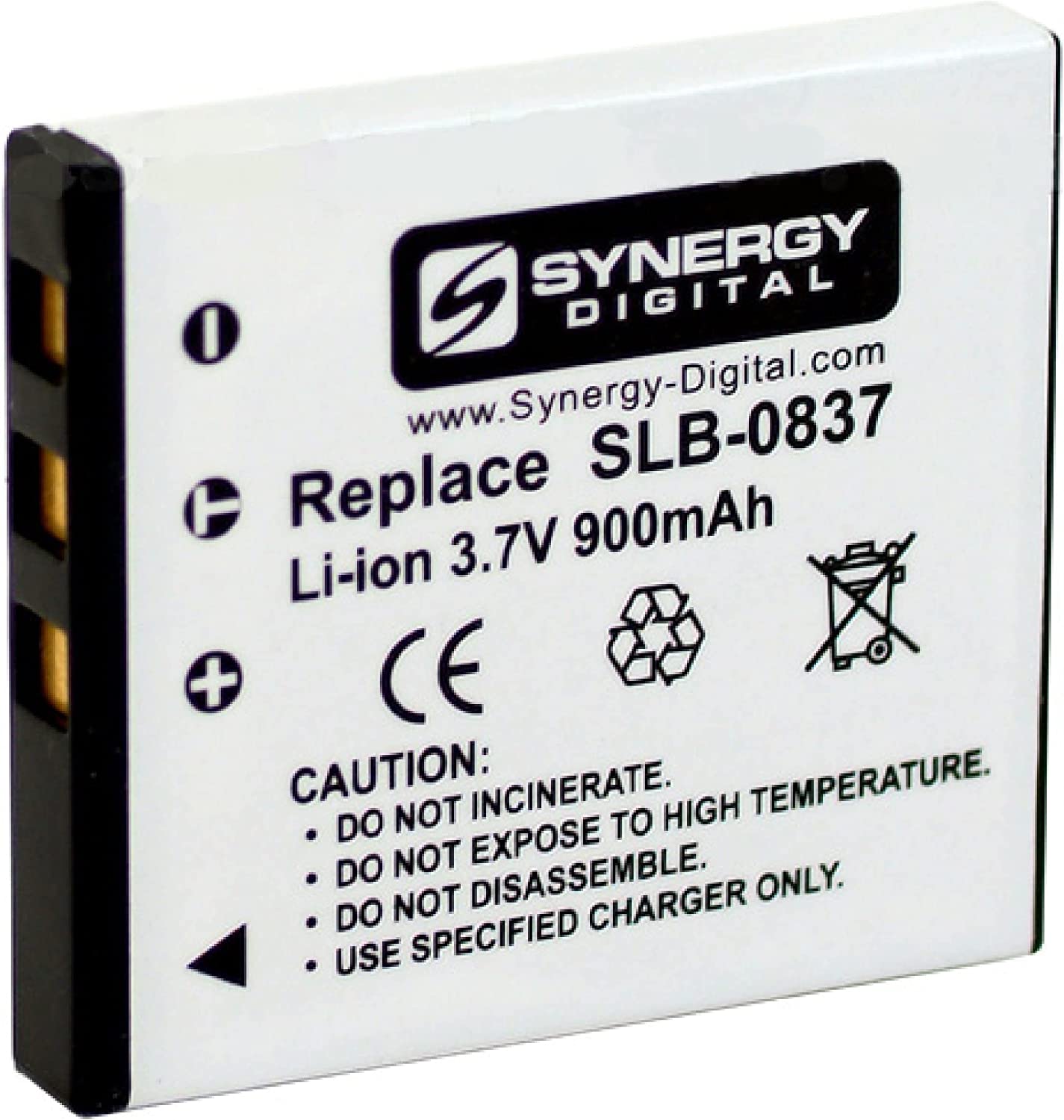 Samsung SLB-0837 Replacement Battery for Digital Cameras - High Capacity & Long Lasting Power for Travel & Photography