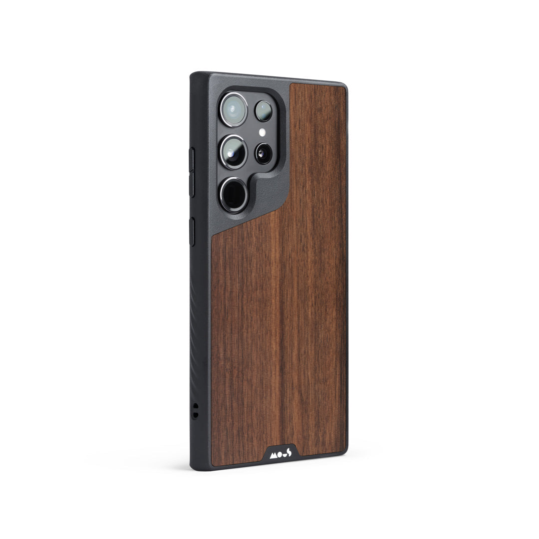 MagSafe® Compatible Walnut Phone Case for iPhone 14/13/12 Pro Max - Premium Wooden Protective Cover with Strong Magnetic Grip - Perfect for Home, Office & Travel Use