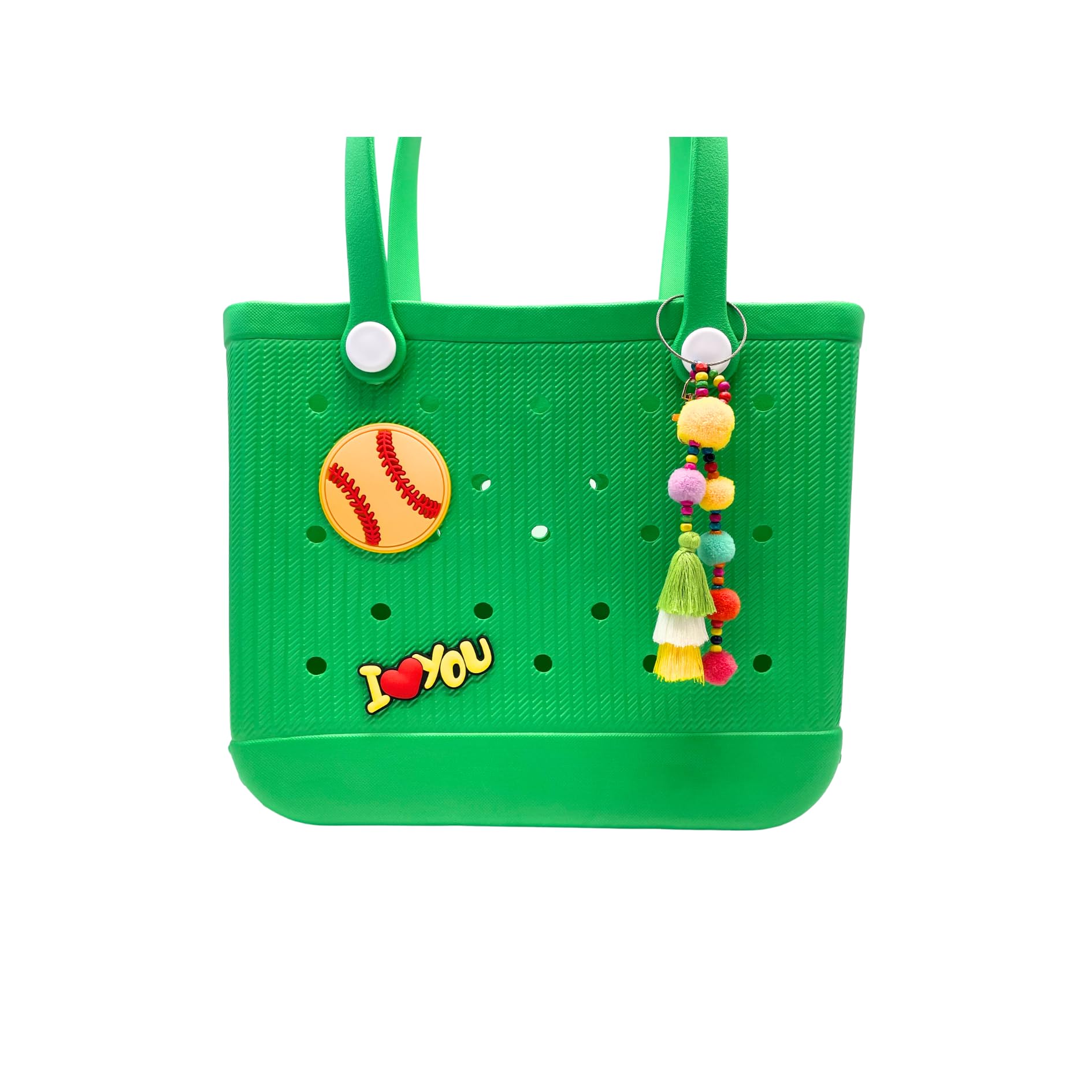 Bogg Bag Charms & Accessories - Cute Decorative Inserts Compatible with All Original Bogg Bag Models & Simply Southern Totes | Perfect for Beach, Pool, Travel & Everyday Handbag Decor
