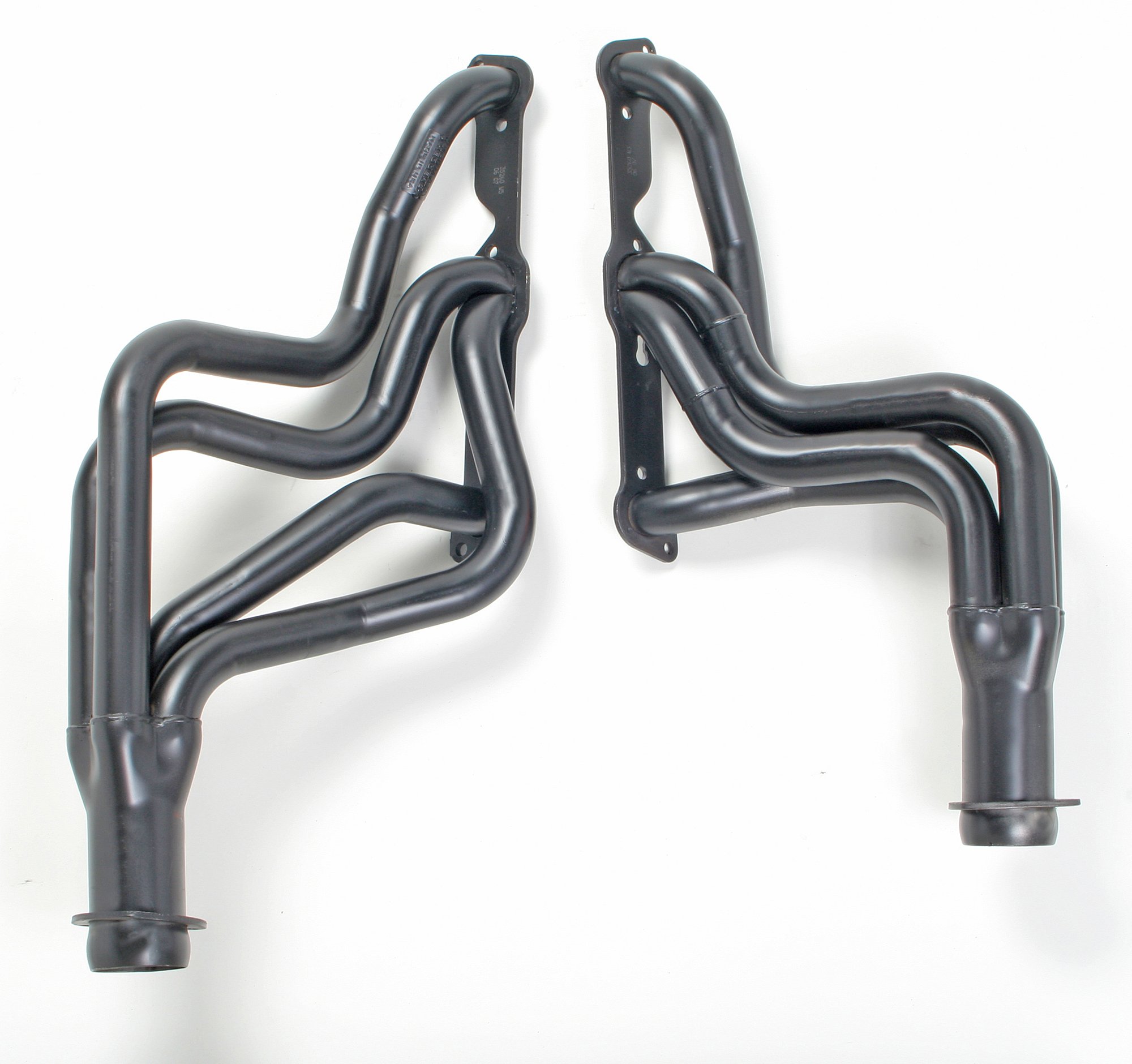 Hedman 35260 HUSLER Street Headers - Performance Exhaust Manifold Set of 2 for Chevy Small Block - Perfect for Hot Rods & Muscle Car Upgrades