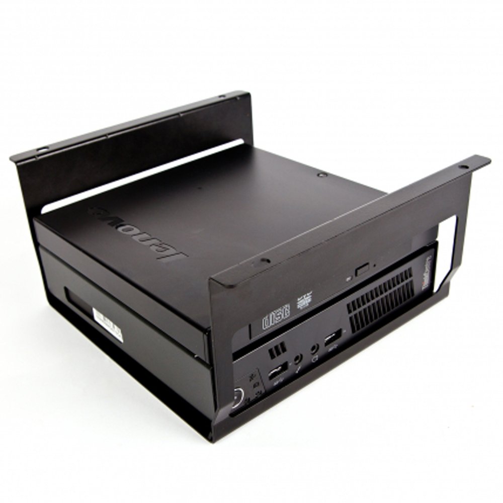 Lenovo ThinkCentre Tiny Under Desk Mount Bracket (0B47097) - Secure Space-Saving PC Mount for Office & Home Workspace Setup