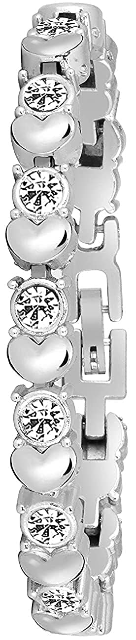 Trendy Women's Watch and Bracelet Set (SR-945 AT-9451) - 3 Piece Fashion Jewelry Combo for Girls & Ladies - Perfect for Casual Wear, Office Accessories, and Gift Giving