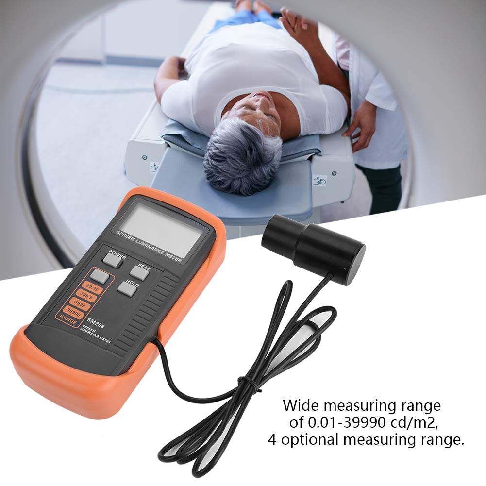Professional Handheld Lux Light Meter - Digital LCD Screen Luminance Tester for Measuring Brightness (0.01-39990 cd/m²) - Perfect for Photography, Film Production, Indoor Lighting Design & Plant Growth Monitoring