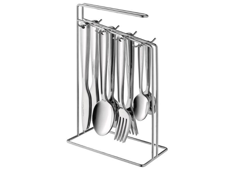 BergHOFF Essentials Alteo 25-Piece Stainless Steel Flatware Set - Elegant Cutlery for Dining, Weddings & Everyday Use