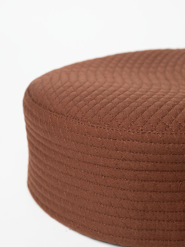 Premium Blended Brown Cap by J. Junaid Jamshed - Stylish Islamic Prayer Hat for Men - Perfect for Daily Salah, Mosque Visits & Religious Ceremonies