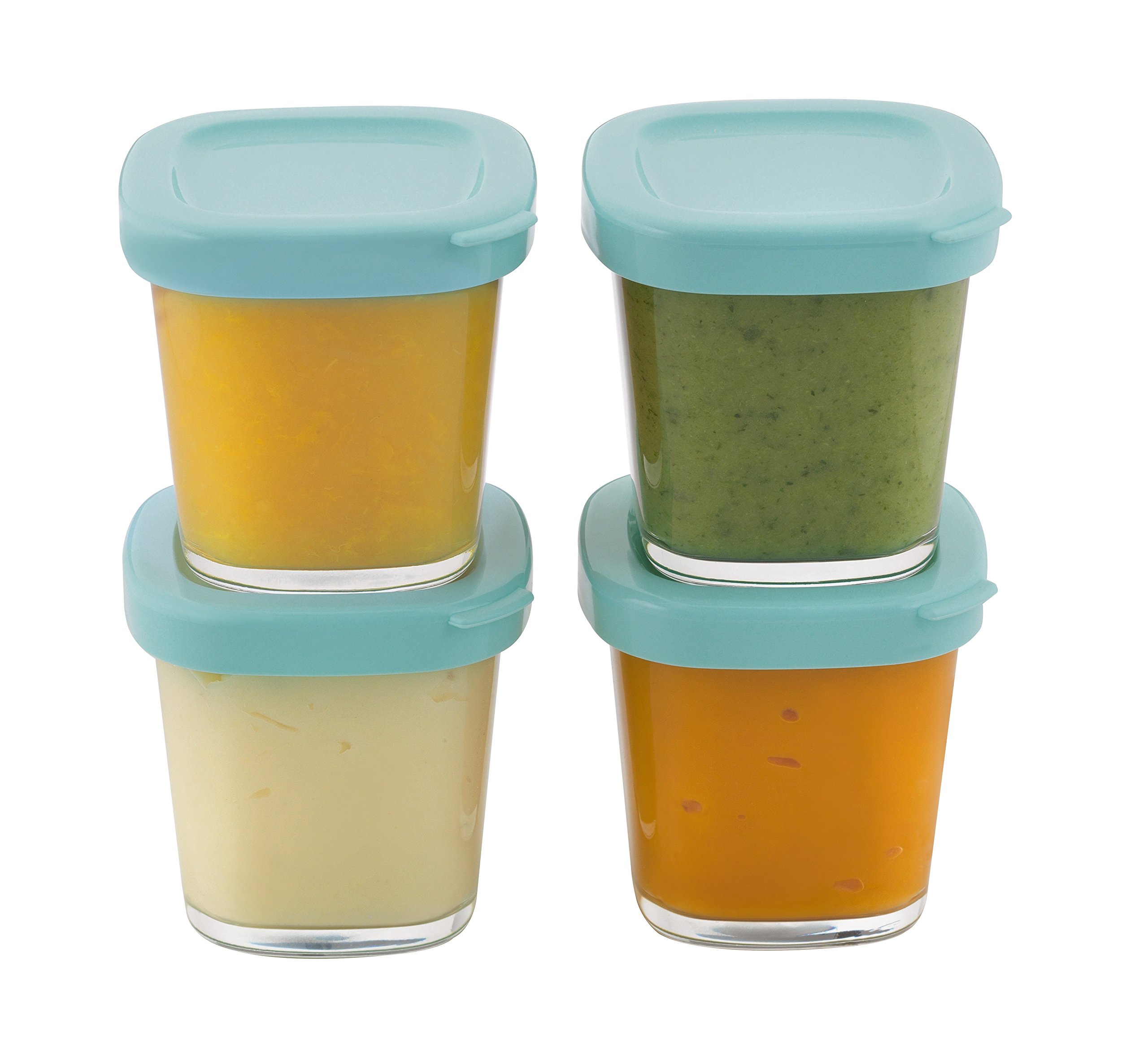 Moulinex Mini Bowl + 4 Glass Baby Food Pots for Companion XF387E10 Blender - Perfect for Homemade Baby Puree & Healthy Smoothies