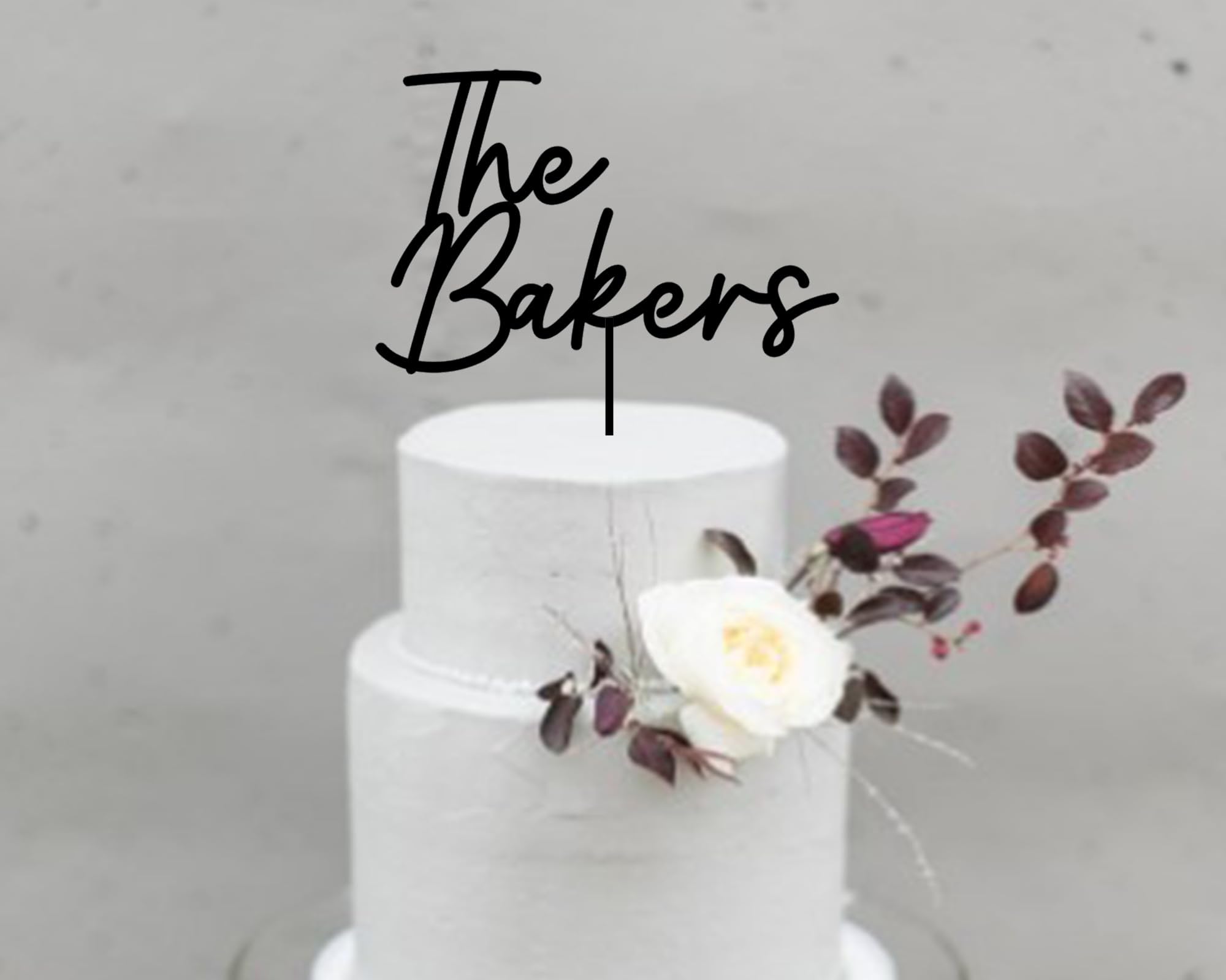 Custom Wedding Cake Toppers - Personalized Bride and Groom Cake Topper for Weddings & Anniversaries | Mr & Mrs Cake Decorations for Wedding Cakes, Anniversary Cakes & Special Celebrations