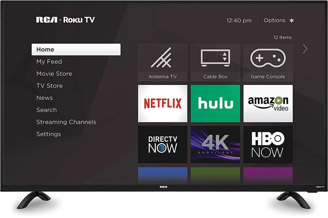 RCA 50-Inch 4K Ultra HD Smart LED TV with HDR & Roku Streaming - RTRU5027 - Perfect for Home Theater, Gaming, and Streaming Entertainment