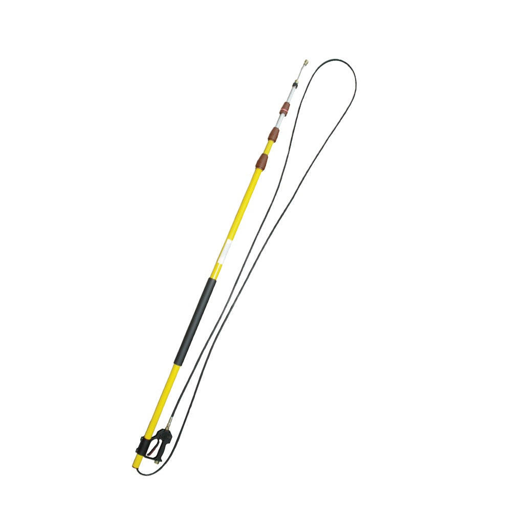 Dynablast Fiberglass Telescoping Long Wand - 4000 PSI High Pressure Water Sprayer for Cleaning Gutters, Windows, and Hard-to-Reach Areas