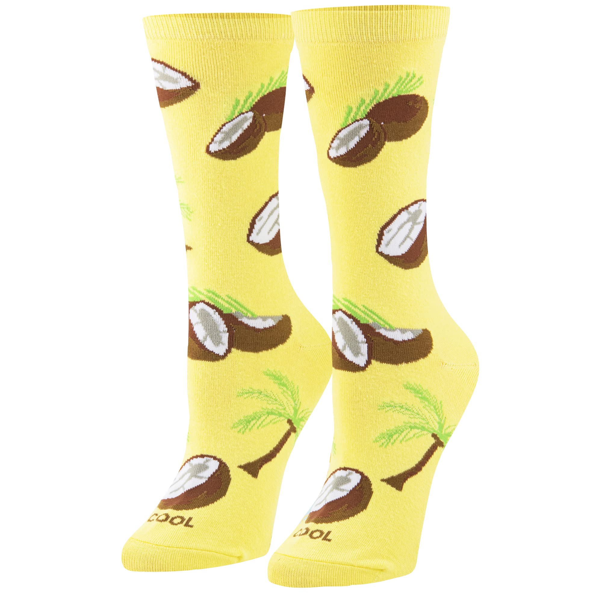 Fun Fruit Print Crew Socks for Women - Casual & Work Wear