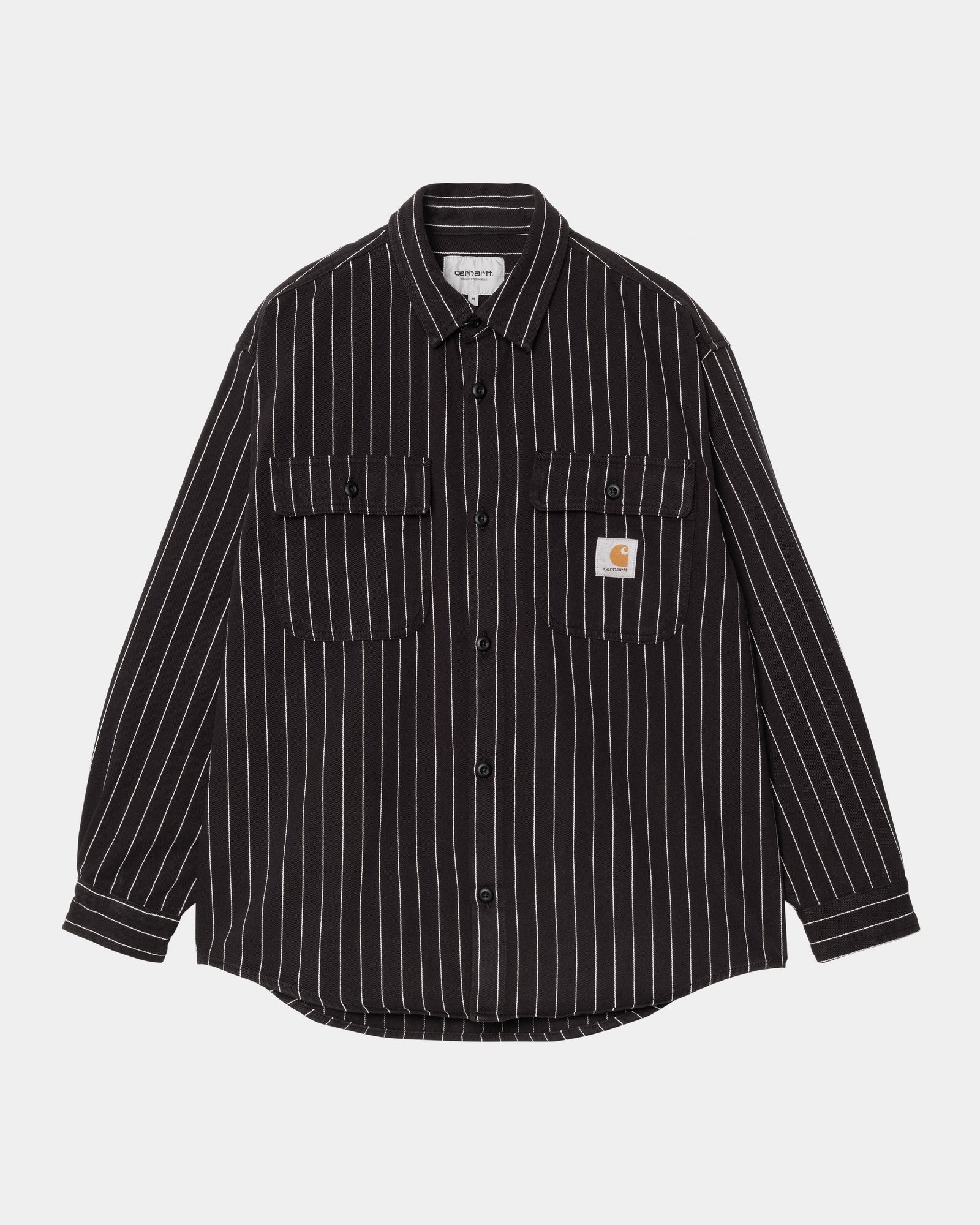 Hendry Shirt Jacket for Men - Black & Wax Seaton Stripe | Lightweight Casual Overshirt | Perfect for Outdoor Adventures, Workwear & Street Style Fashion