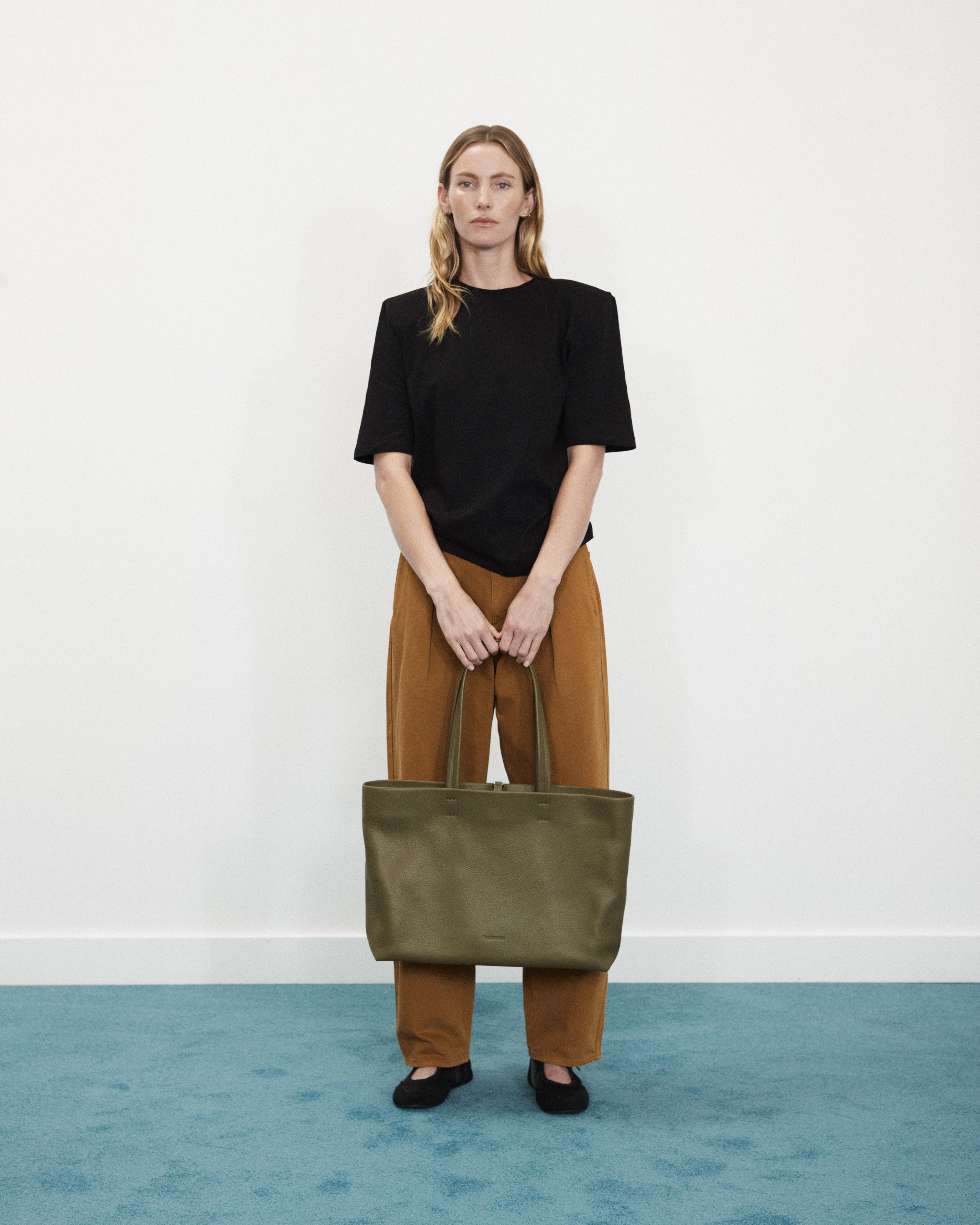 Stylish Teddy Tote Bag in Olive Green - Perfect for Work, Travel & Everyday Use | Trendy Women's Shoulder Bag