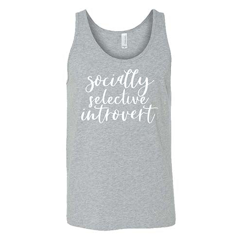 Socially Selective Introvert Shirt - Funny Unisex T-Shirt for Men & Women - Perfect for Casual Wear, Parties & Gifts