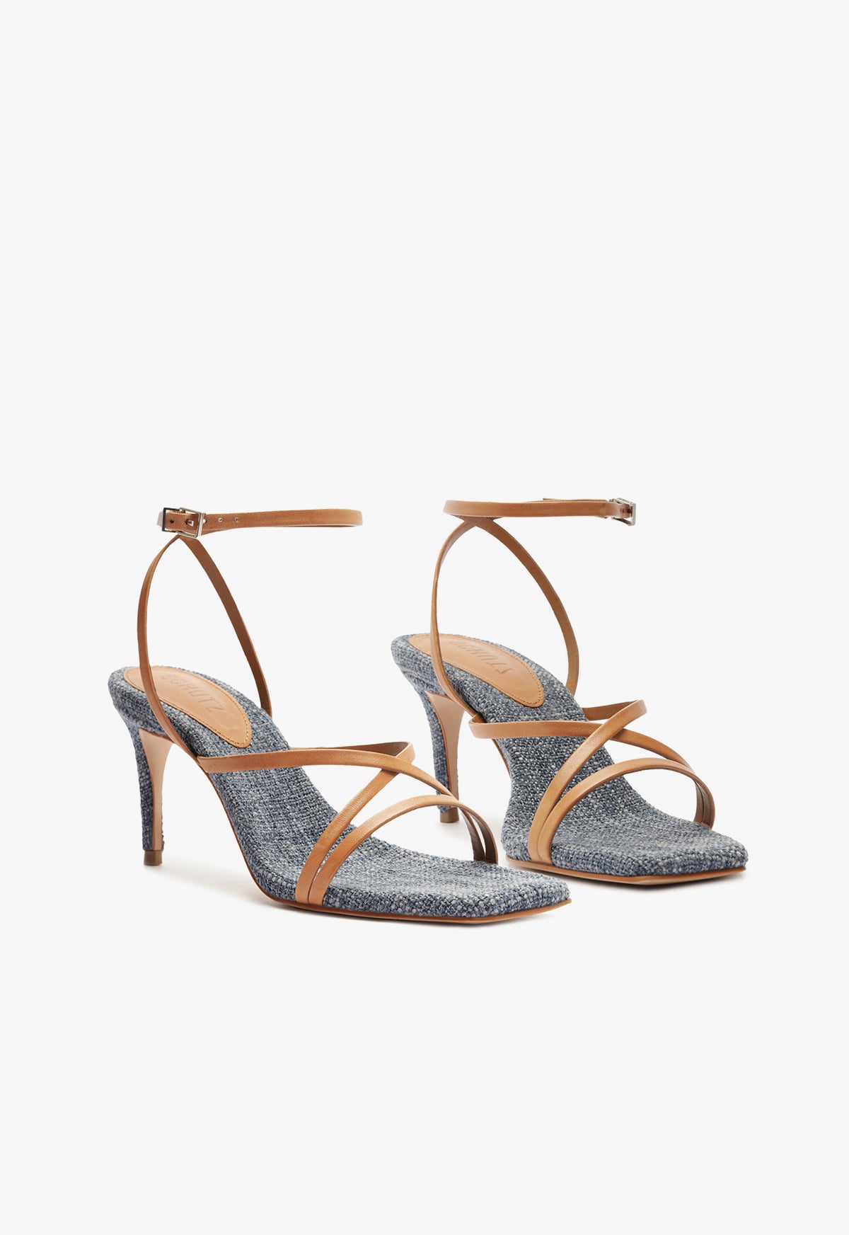 Bari Mid Atanado Leather Sandal with 2.5 Inch Heel - Comfortable Women's Casual Sandals for Summer, Beach, and Everyday Wear