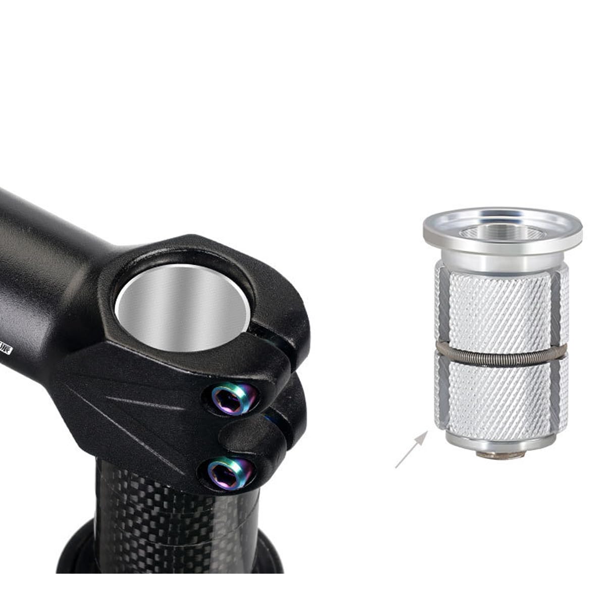 28.6mm Bicycle Headset Expander & Fork Stem Compressor Plug - Heavy Duty MTB BMX Mountain Road Bike Headset Press Tool for Smooth Installation | Perfect for Bike Repair & Maintenance Shops