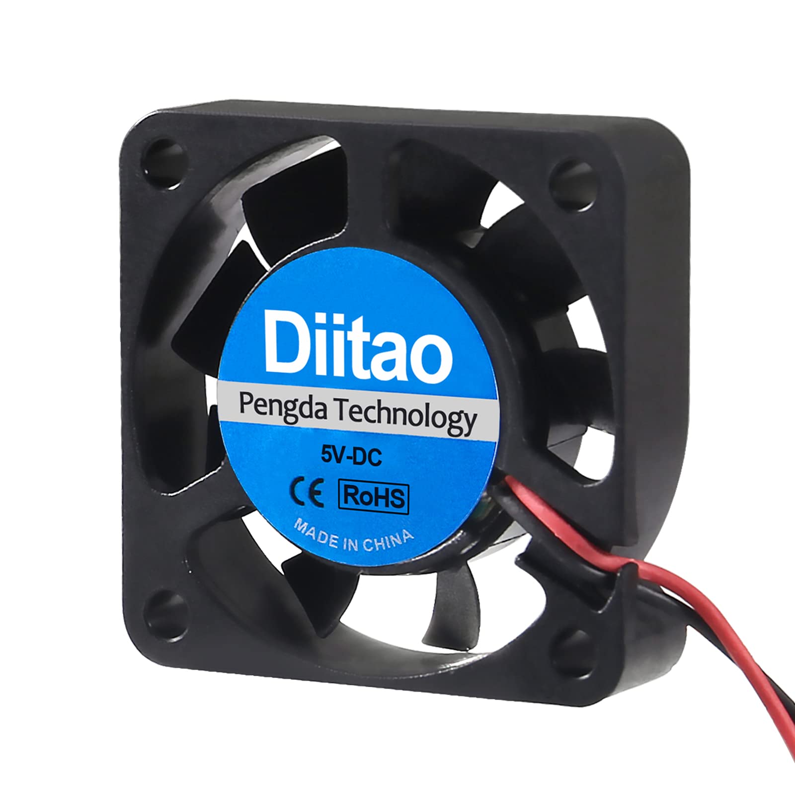 5PCS 4010 DC 5V USB Brushless Cooling Fan - 40x40x10mm Quiet Cooling Fan for 3D Printer, Computer Case, Electronics Cooling | High Performance Oil Bearing Fans | Perfect for DIY Projects, PC Cooling & 3D Printer Ventilation