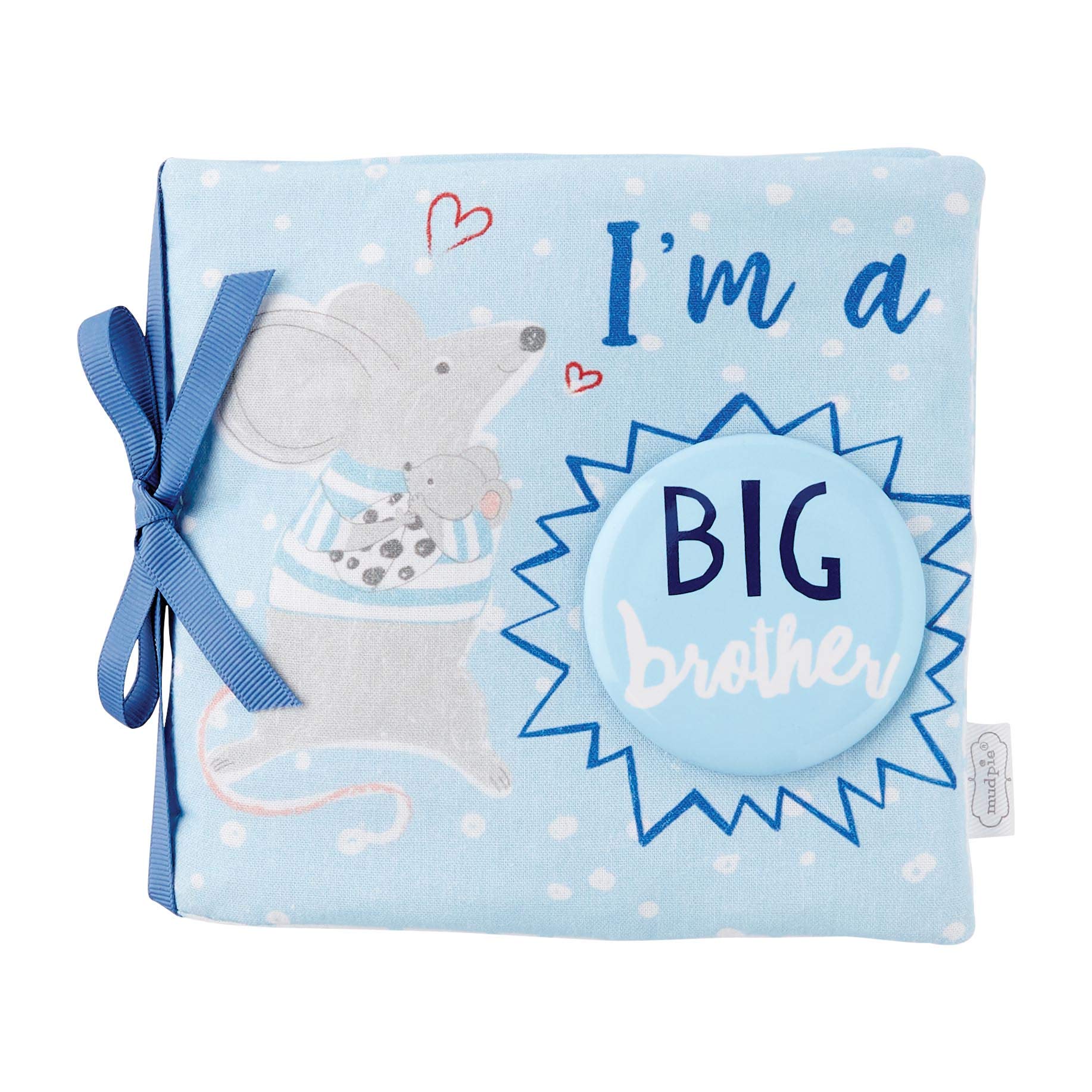 Mud Pie Big Brother Book & Pin Set - 6