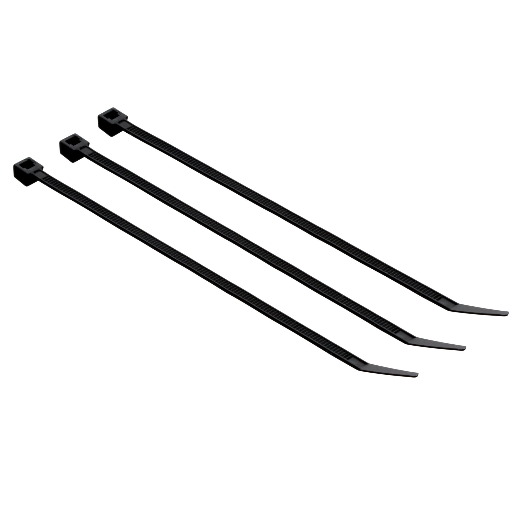 3M CT6BK40 Black Cable Ties (40-Pack) - Heavy Duty Nylon Zip Ties for Organizing Wires, Cables & Home Office Use