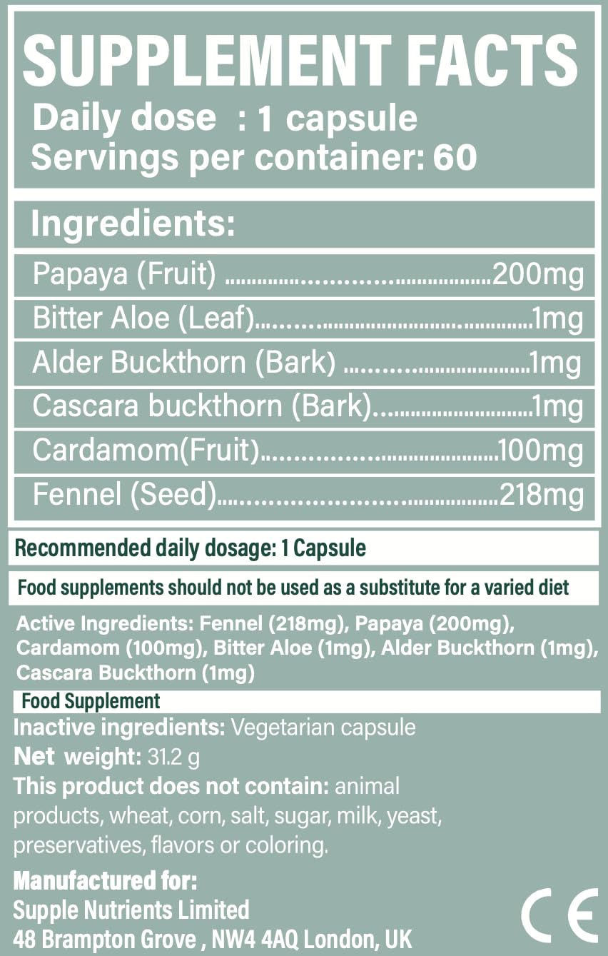 Digestic - Natural Laxative for Constipation Relief, Stool Softener for Adults, Bloating & Gas Relief | Supports Digestive Health & Regularity for Daily Comfort