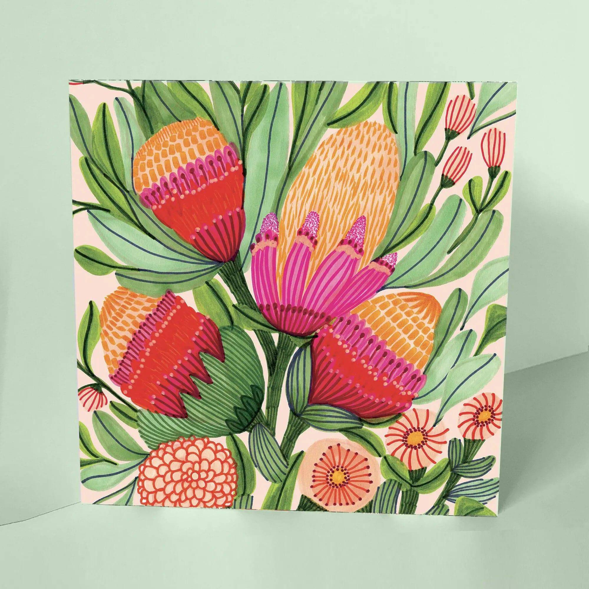 Australian Flora Greeting Card Set - Beautiful Botanical Designs for Birthdays, Anniversaries & Special Occasions