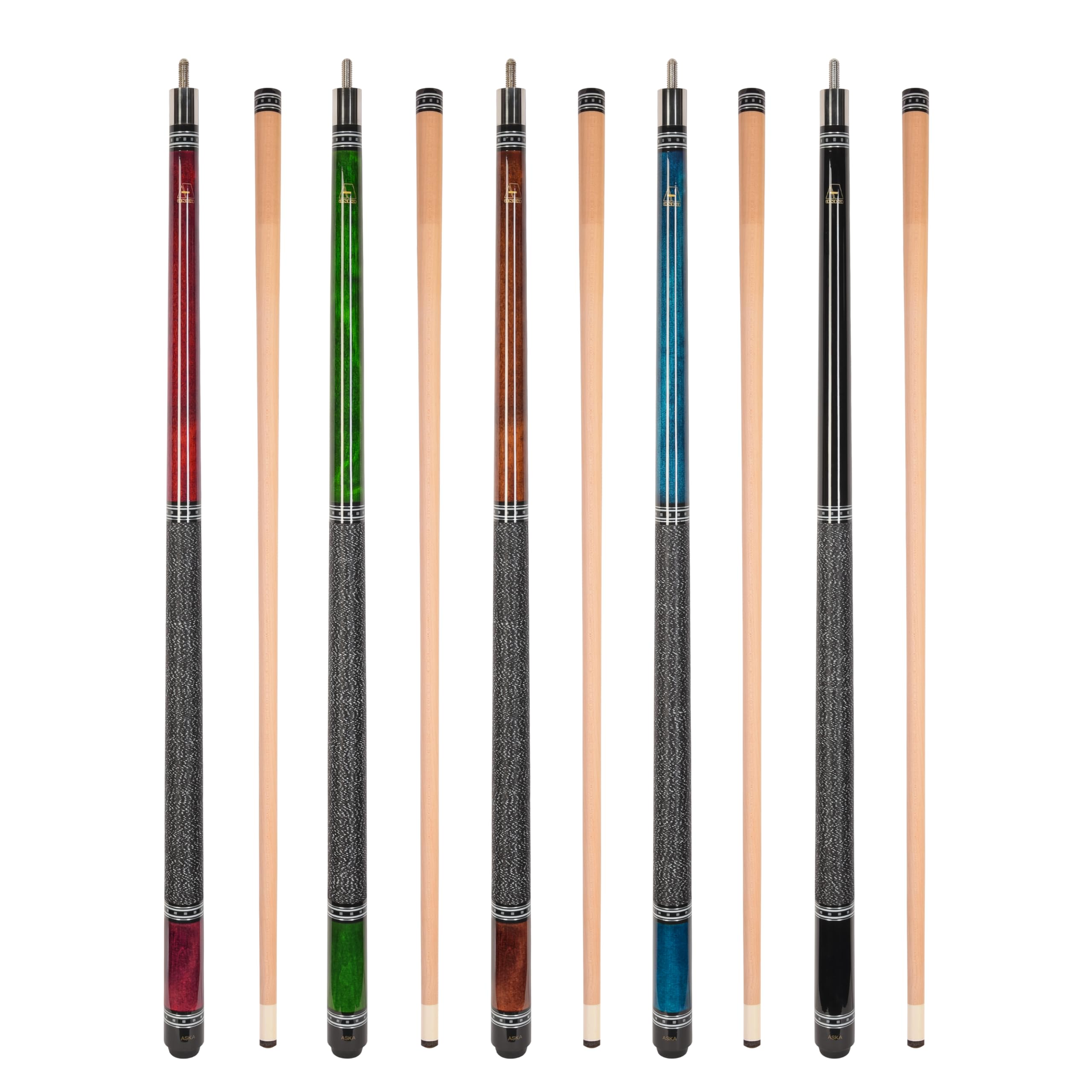 Premium Aska Pool Cue Sticks Set - 58