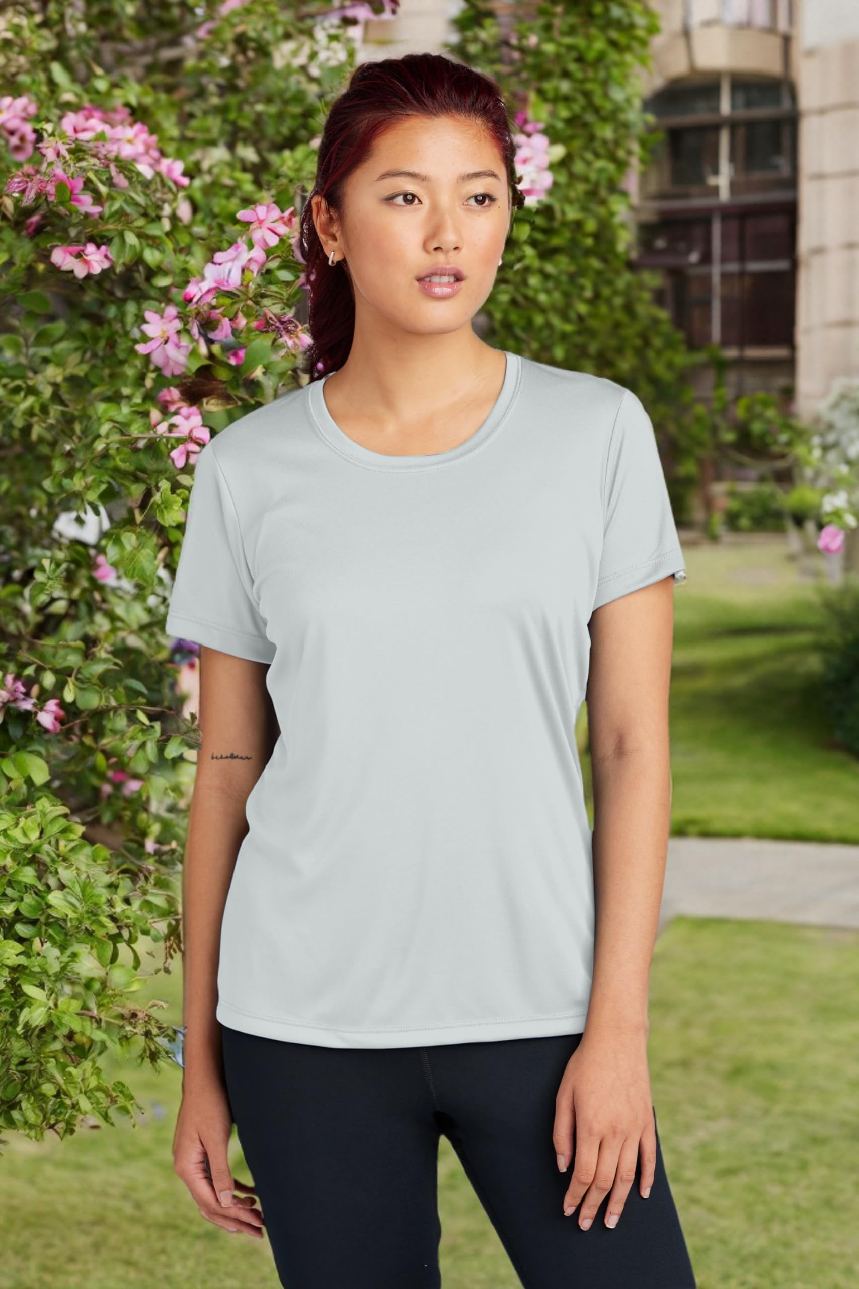 Clothe Co. Women's Workout Tops - Breathable Gym Shirts for Yoga, Running & Fitness - Plus Size Activewear for Women | Perfect for Gym, Cardio & Outdoor Sports