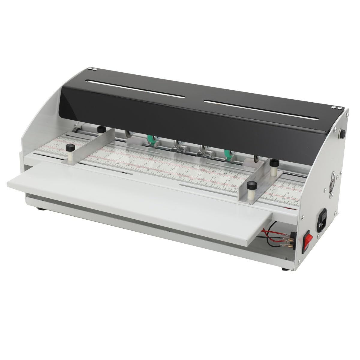 3-in-1 Electric Paper Creasing and Scoring Machine - 18 Inch Adjustable Card Creaser, Perforator & Cutter for Invitations, Tickets, Greeting Cards - Perfect for DIY Crafting, Wedding Invitations & Business Stationery (Model QY-H500)