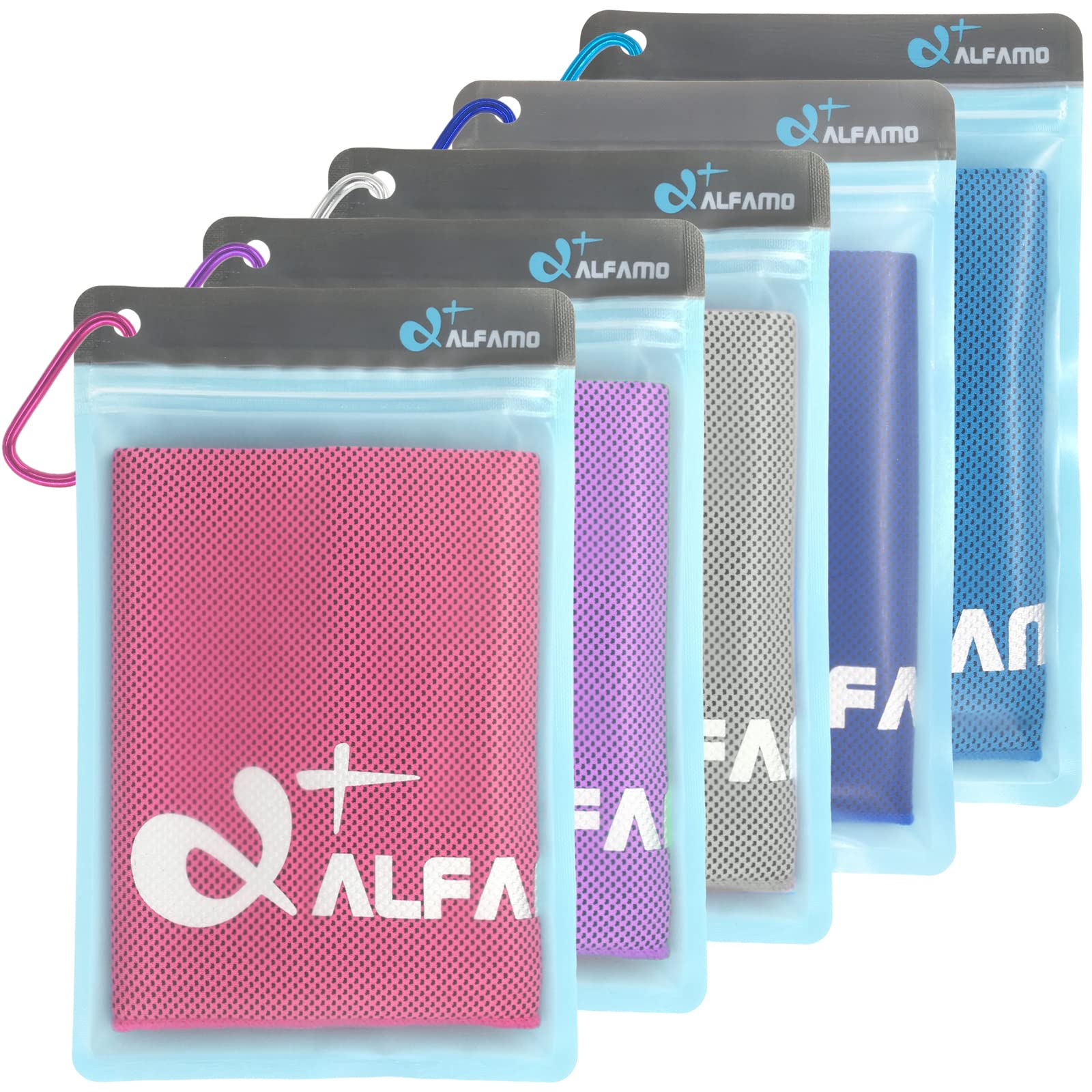 Premium Cooling Towel for Sports & Fitness - Quick Cooling, Stay Dry - Ideal for Workouts, Gym, Yoga, Pilates, Hiking, Travel & Outdoor Activities