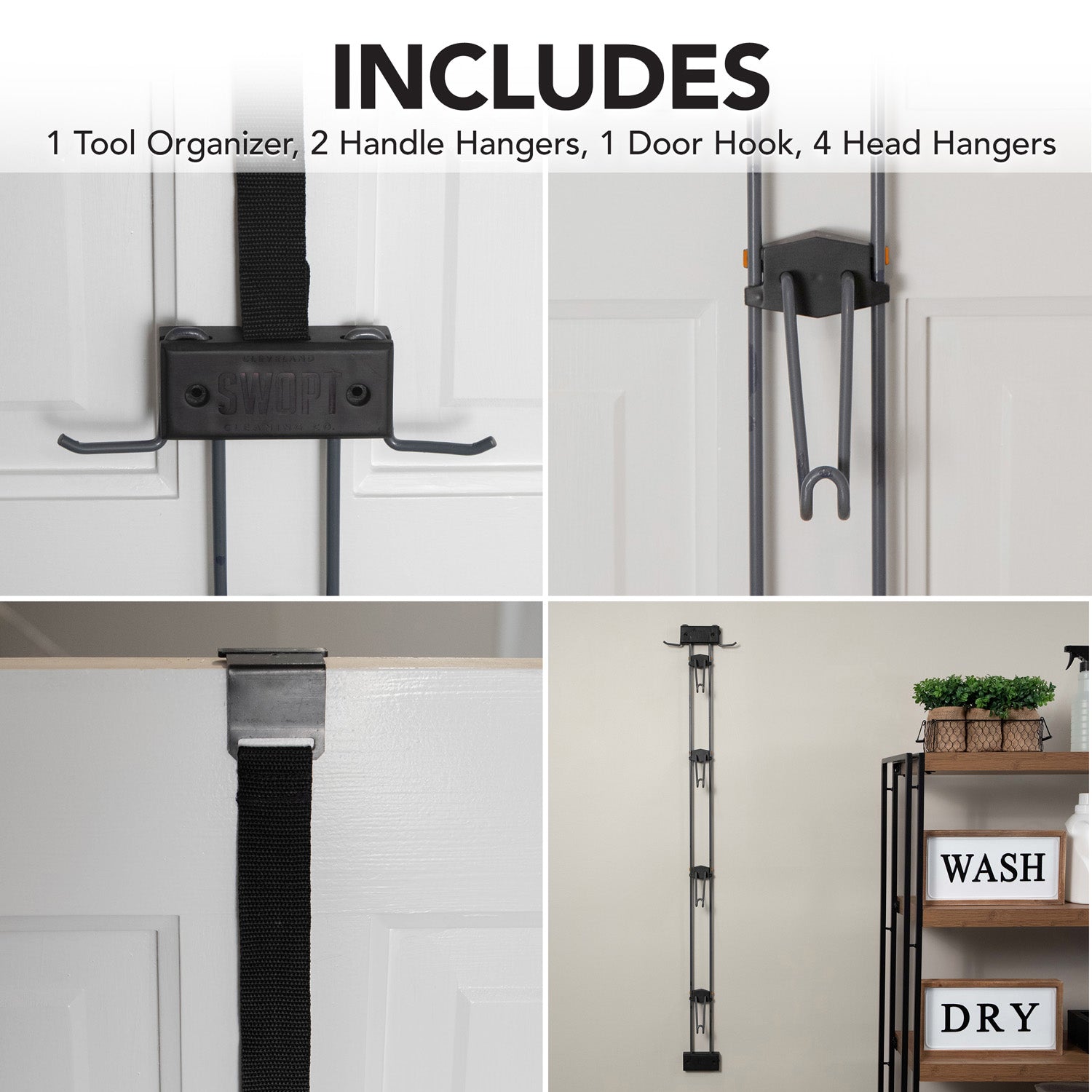 Best Cleaning System Organizer for Home & Office - Multi-Purpose Storage Solution for Cleaning Supplies | Perfect for Closet, Kitchen, Bathroom & Utility Room Organization